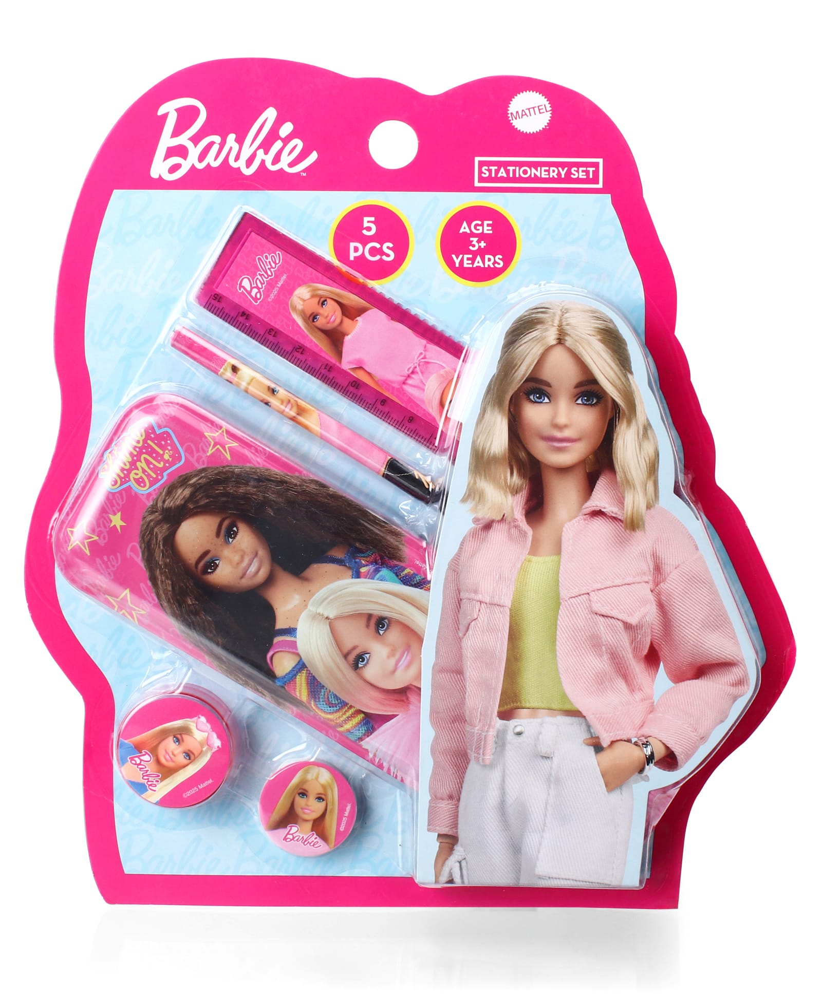 Barbie Stationery Set Pink - Pack Of 5-image-32