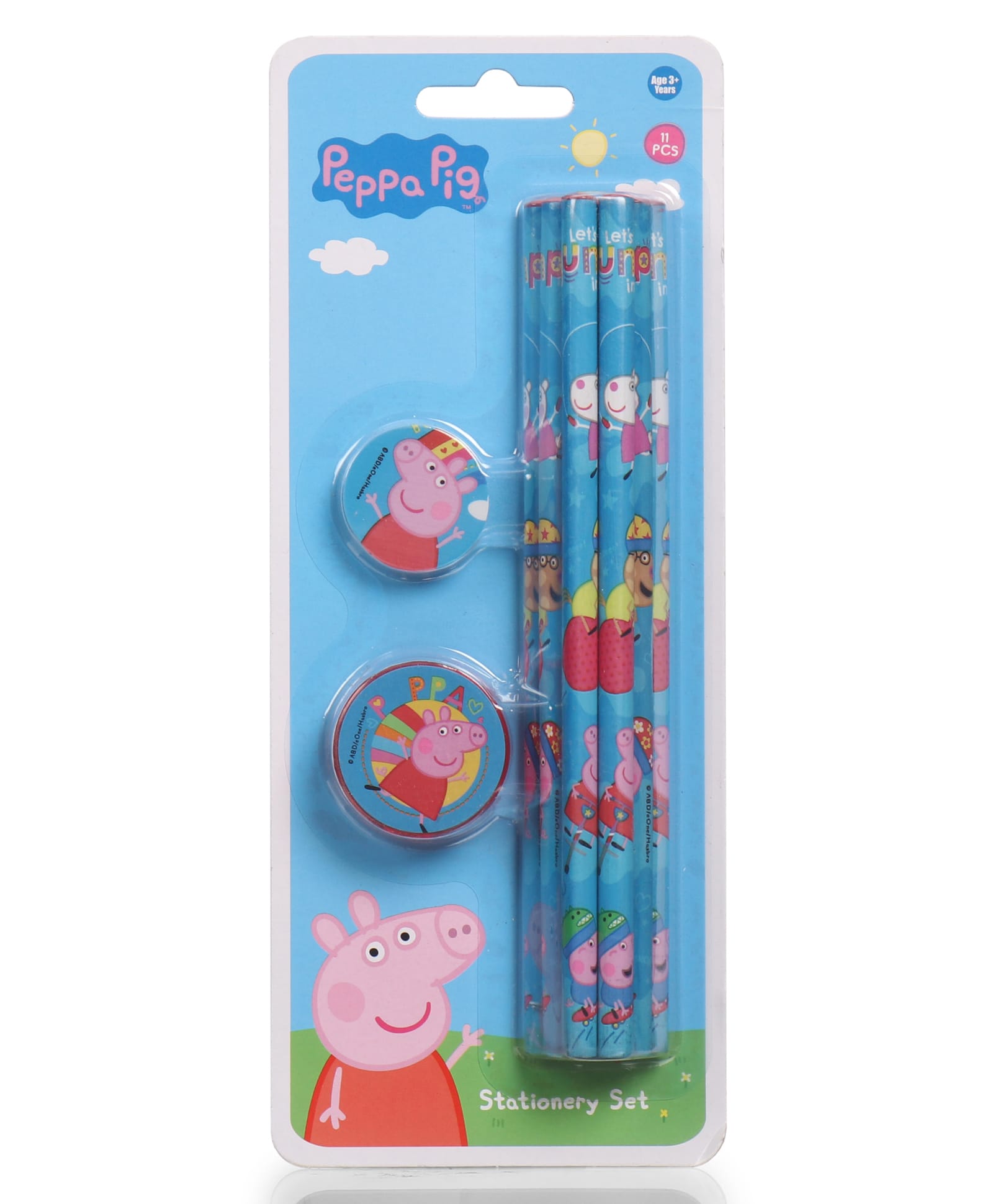 PEPPA PIG Pencils with Eraser & Sharpener - Pack of 9-picture-33