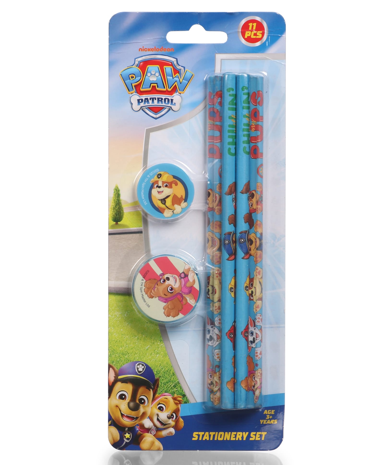 Paw Patrol Pencils with Eraser & Sharpener - Pack of 9-image-34