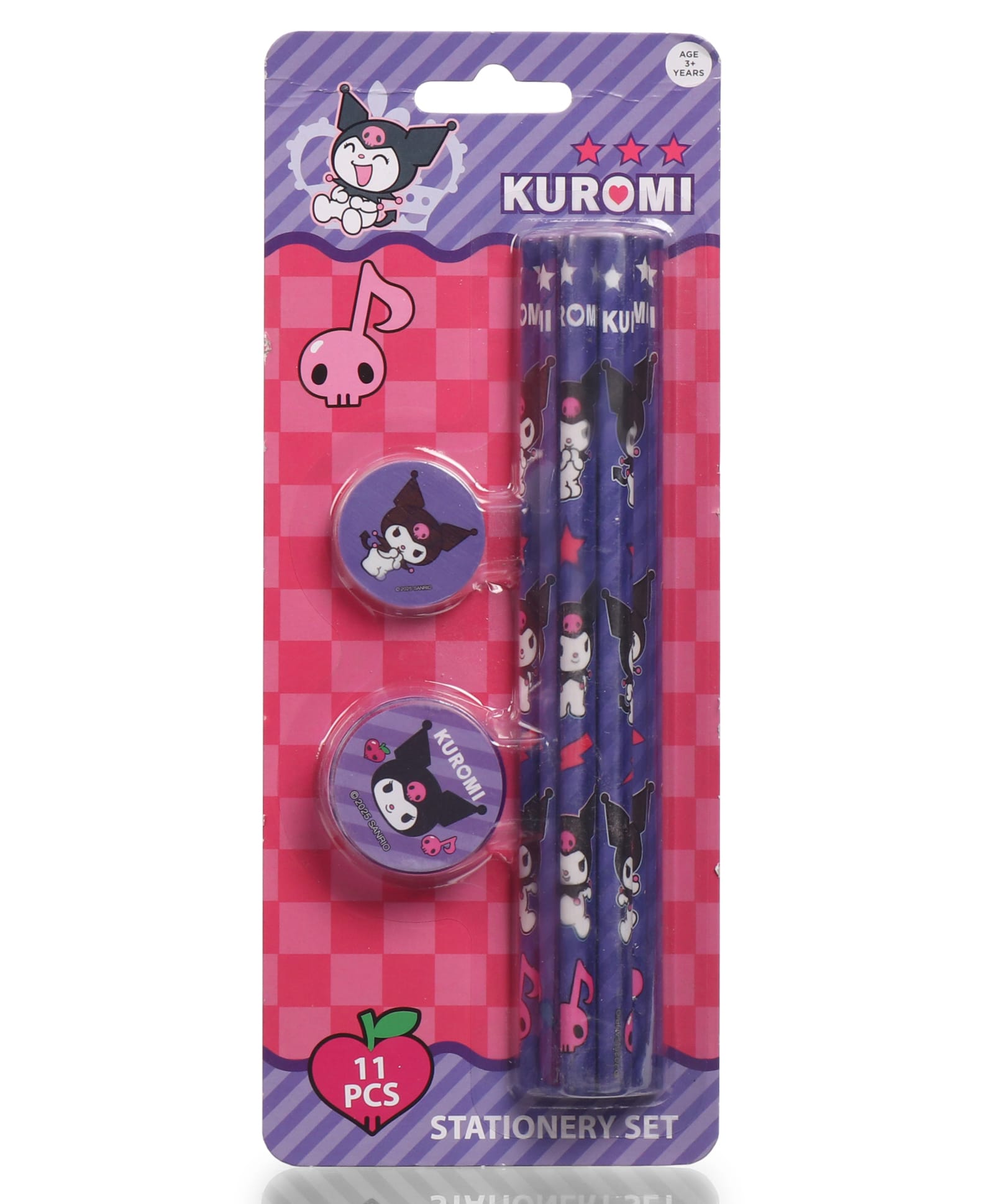 hello kitty Kuromi Pencils with Eraser & Sharpener - Pack of 9-picture-14