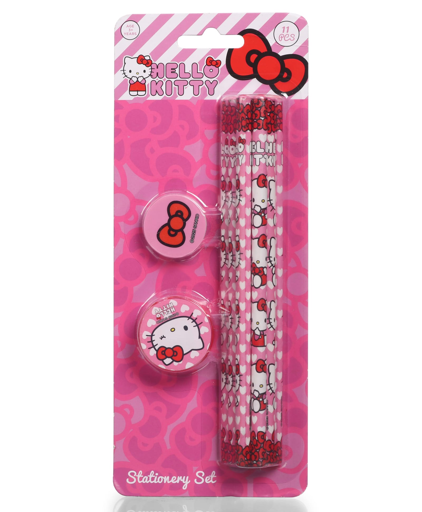 Hello Kitty Pencils with Eraser & Sharpener - Pack of 9-image-9