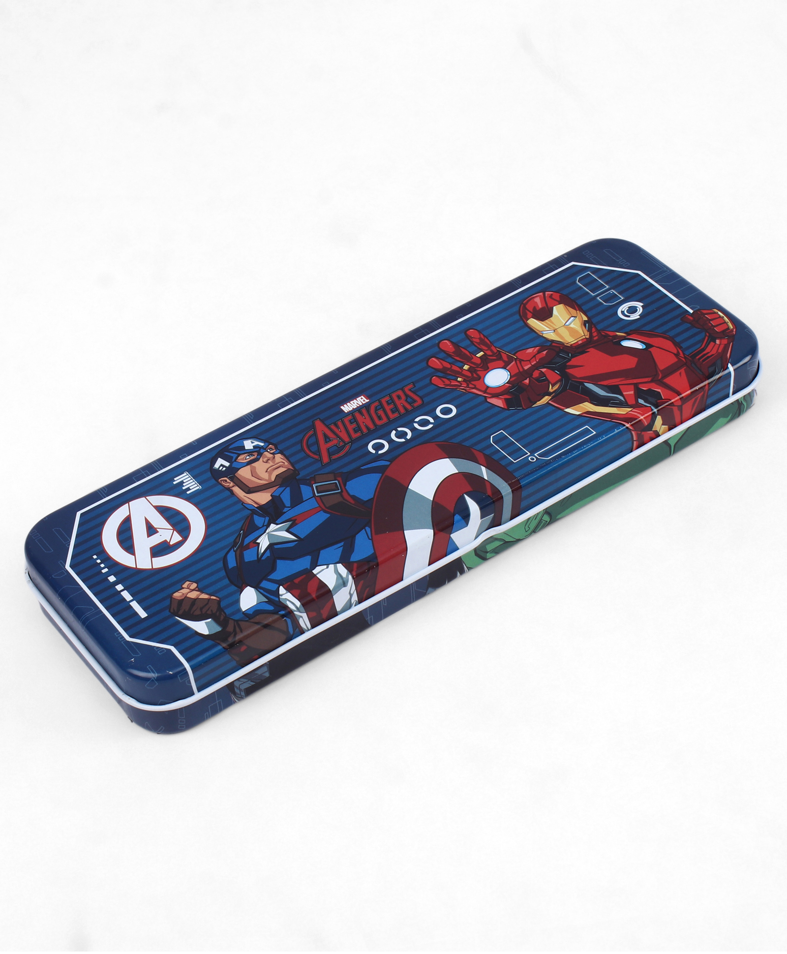 Avengers Metal Pencil Box - Navy Blue-picture-13