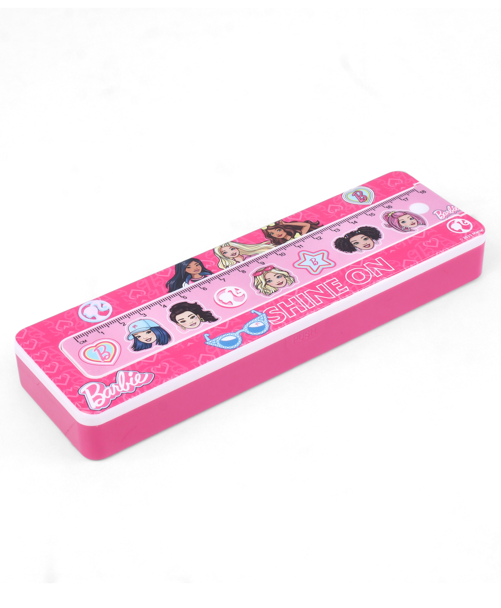 Barbie Plastic Pencil Box - Pink-picture-10