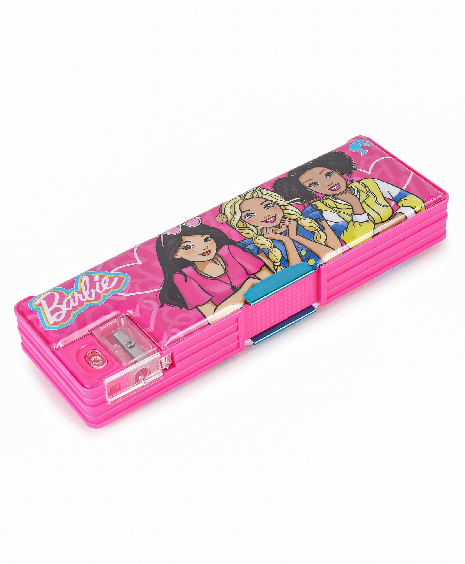 Barbie Printed Magnetic Pencil Box - Pink-image-44