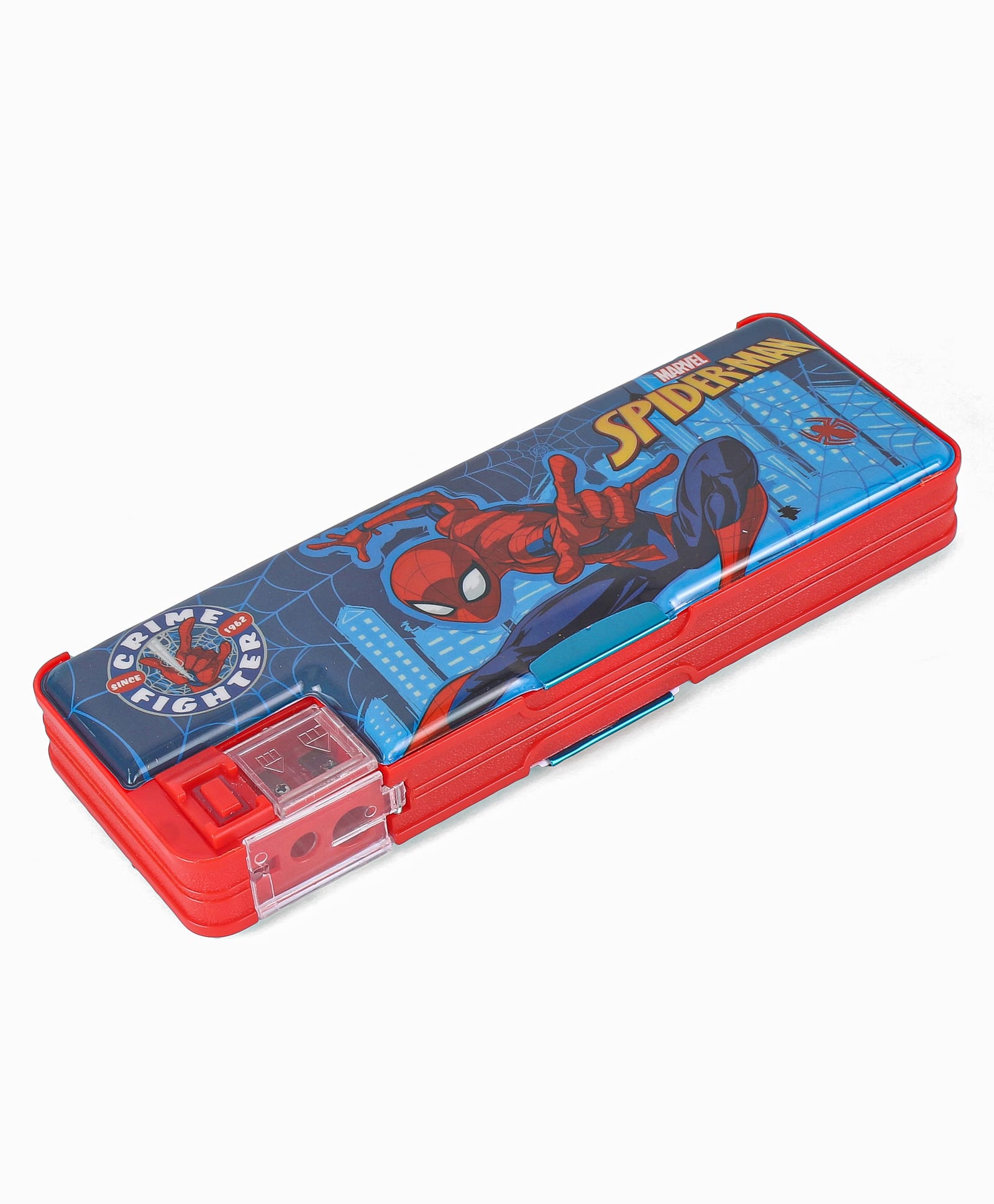 Spider Man Power Magnetic Pencil Box - Red-picture-25
