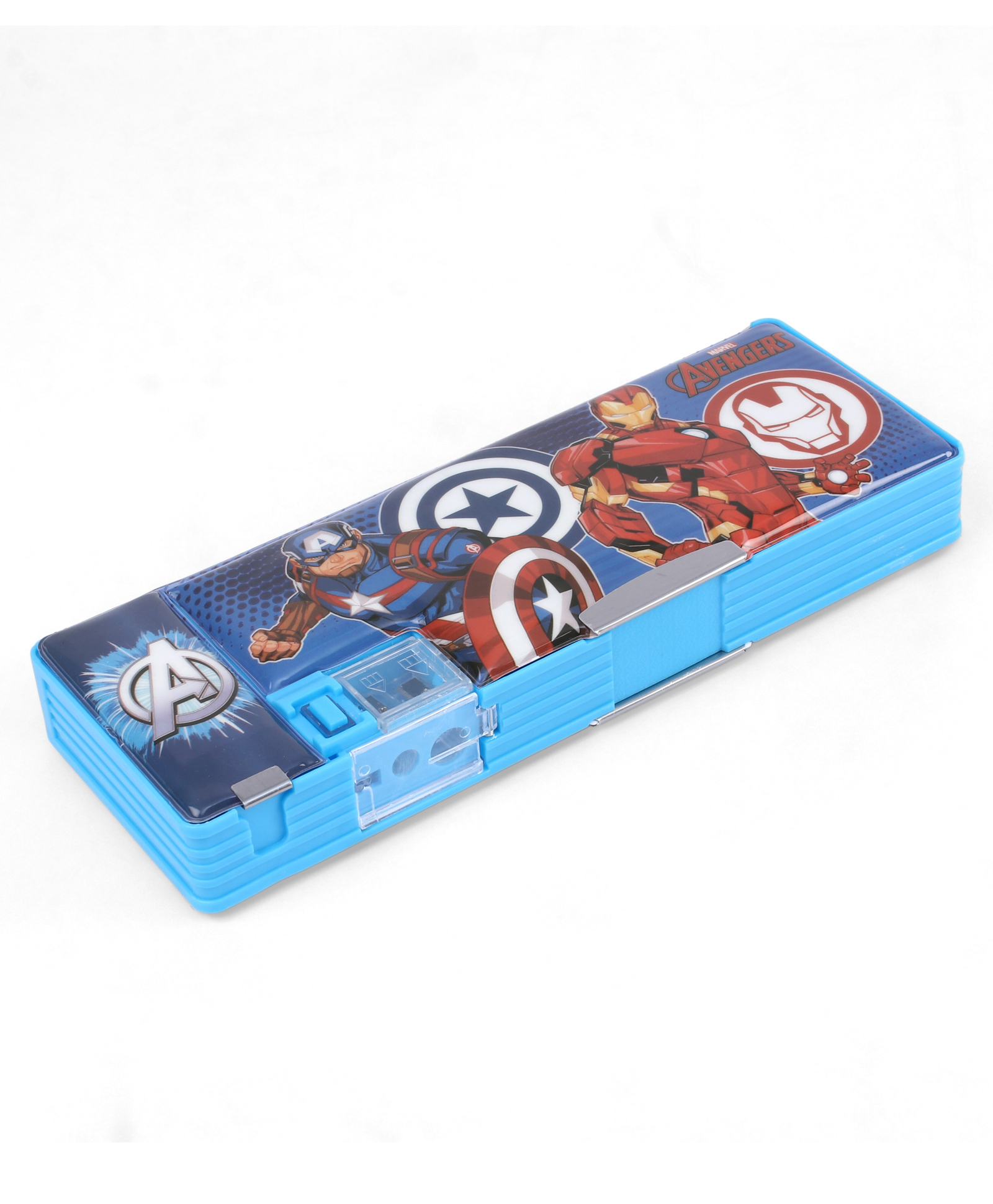 Avengers Heroes Magnetic Pencil Box - Sky Blue-picture-0