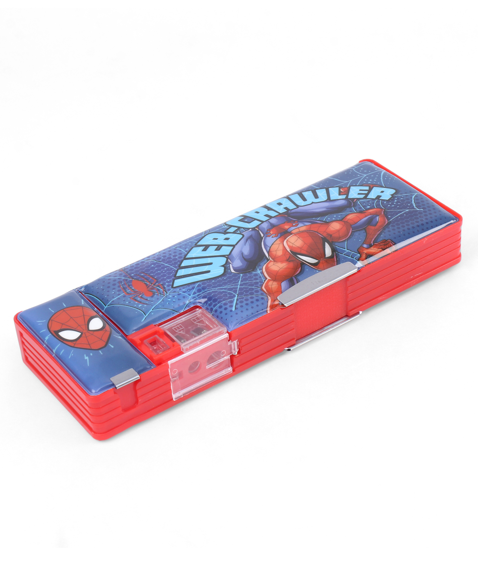 Spider Man Web Magnetic Pencil Box - Red-image-41