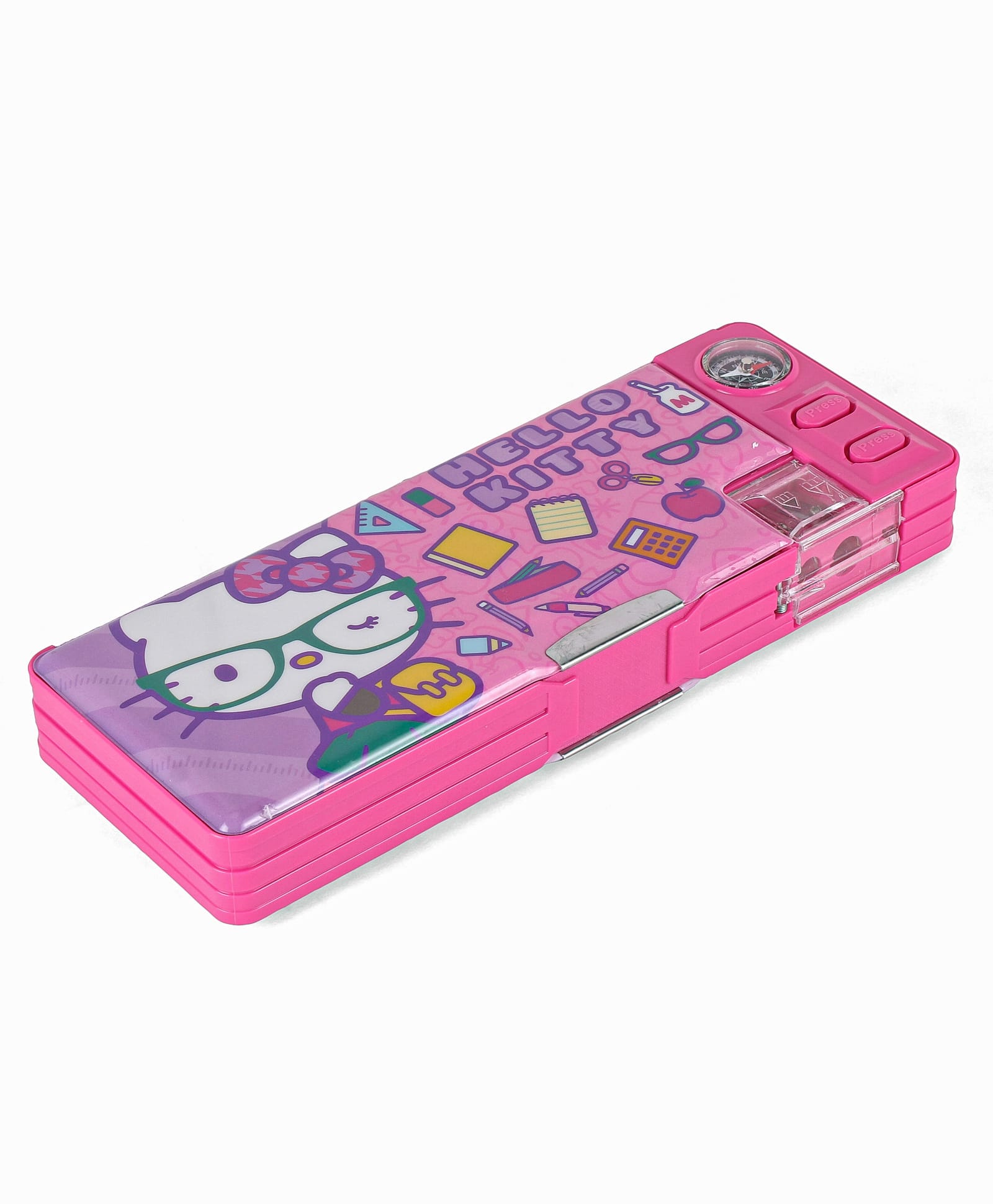 Hello Kitty Magnetic Pencil Box - Pink-image-4