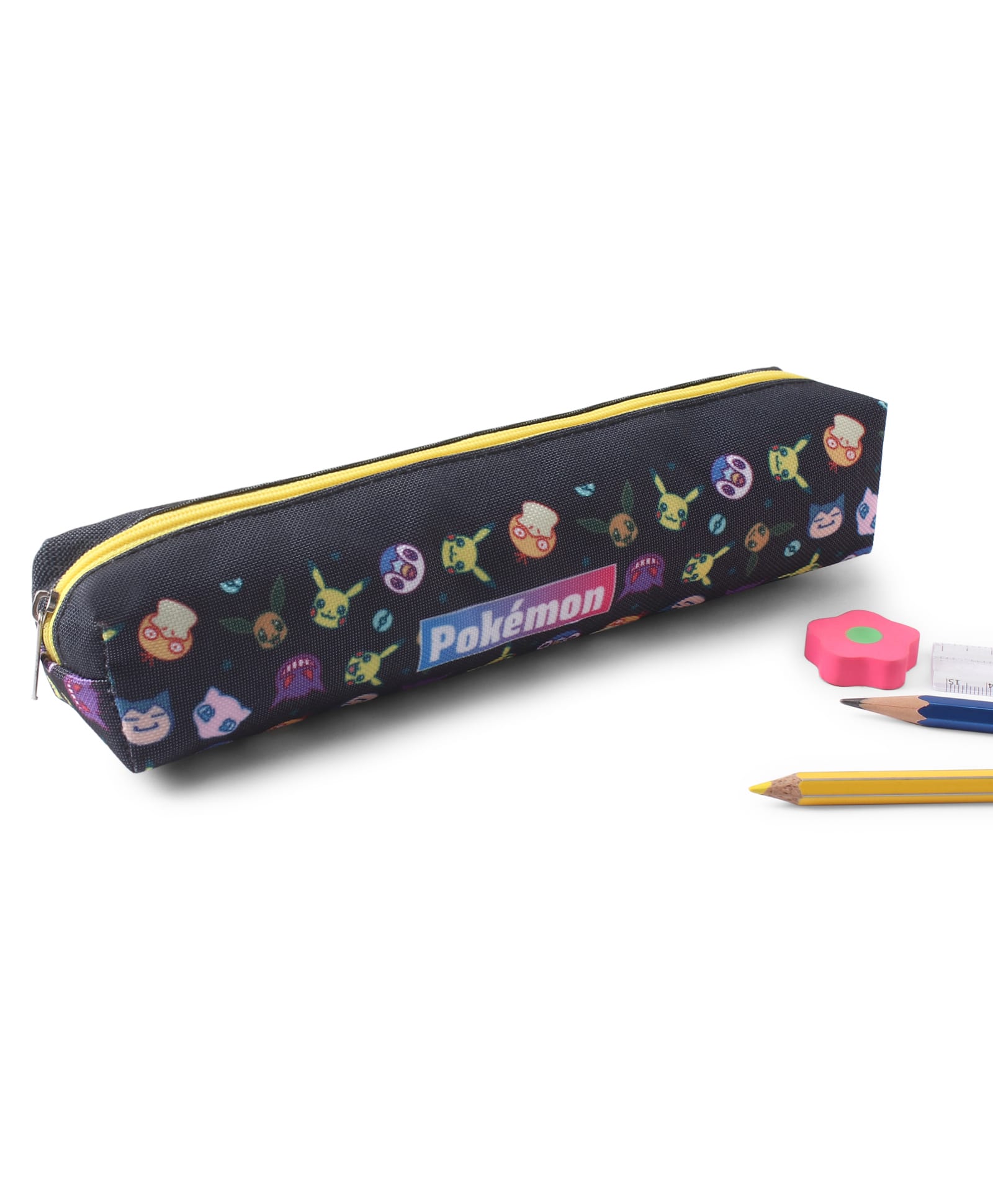 Pokemon Pencil Pouch For Kids Pack of 1 - Black-image-13
