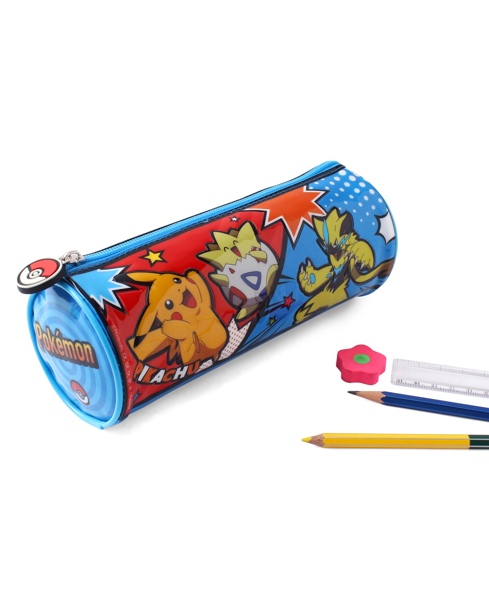Pokemon Pencil Pouch For Kids Pack of 1 - Multicolor-image-11
