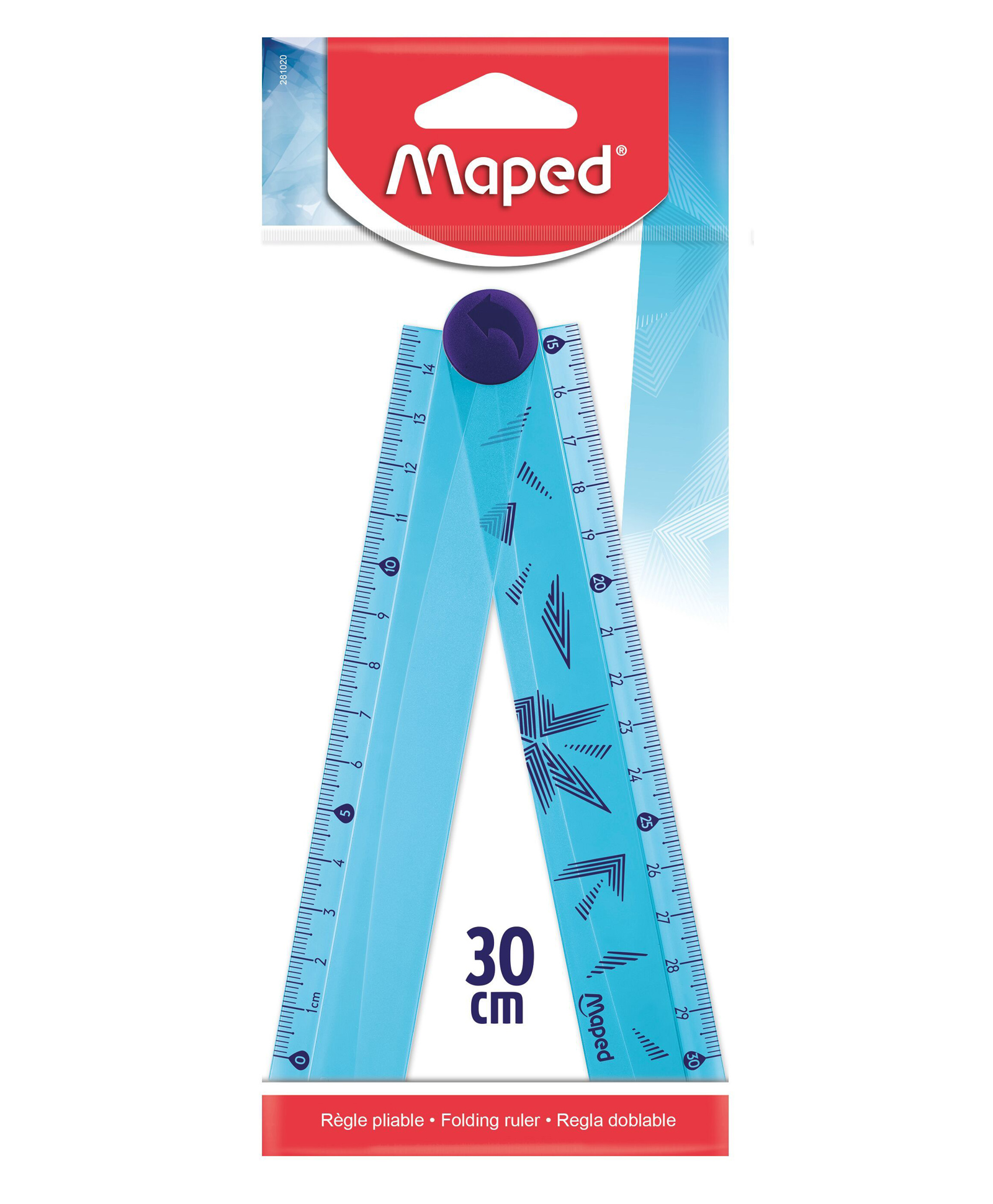 Maped Arctic Vibes Foldable Ruler Blue - 15 / 30 cm-picture-24