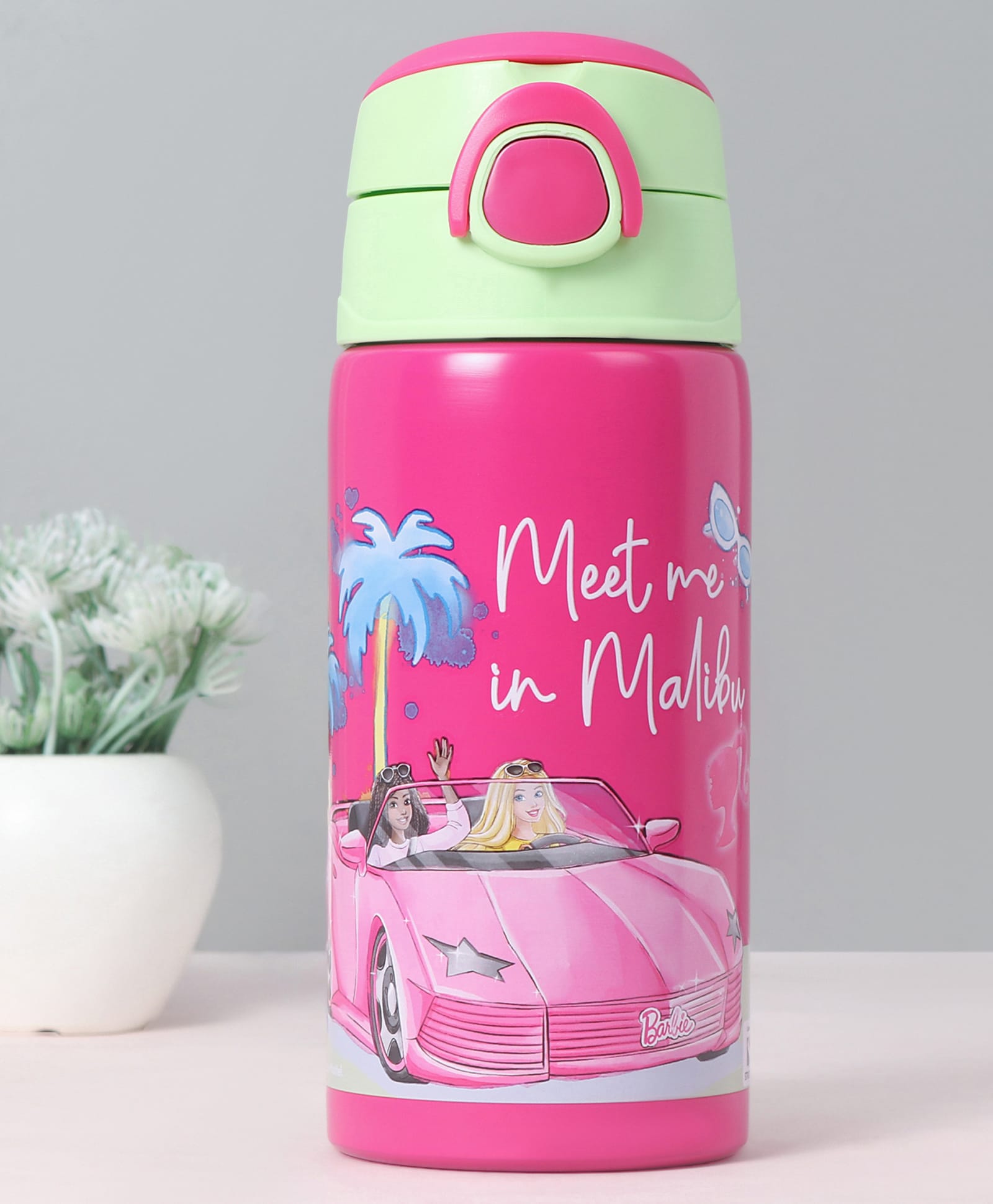 Barbie Insulated Sipper Water Bottle - 400 ml-picture-41