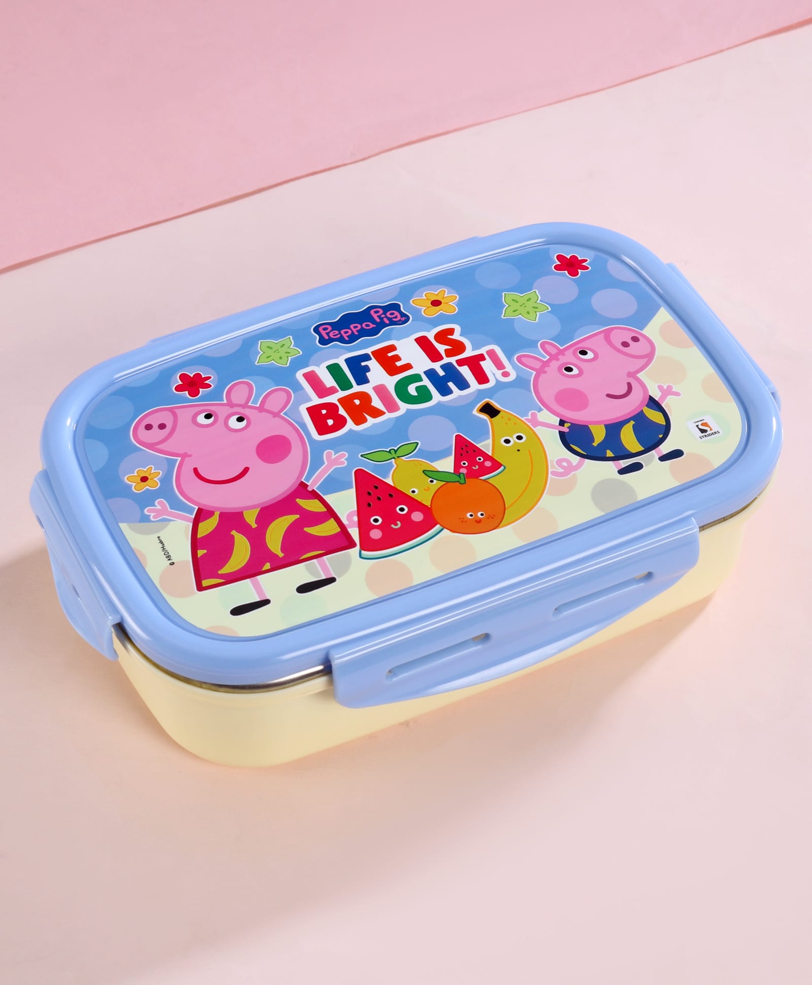 PEPPA PIG Stainless Steel Lunch Box ( 700 ml )- Light Blue & Yellow-image-43