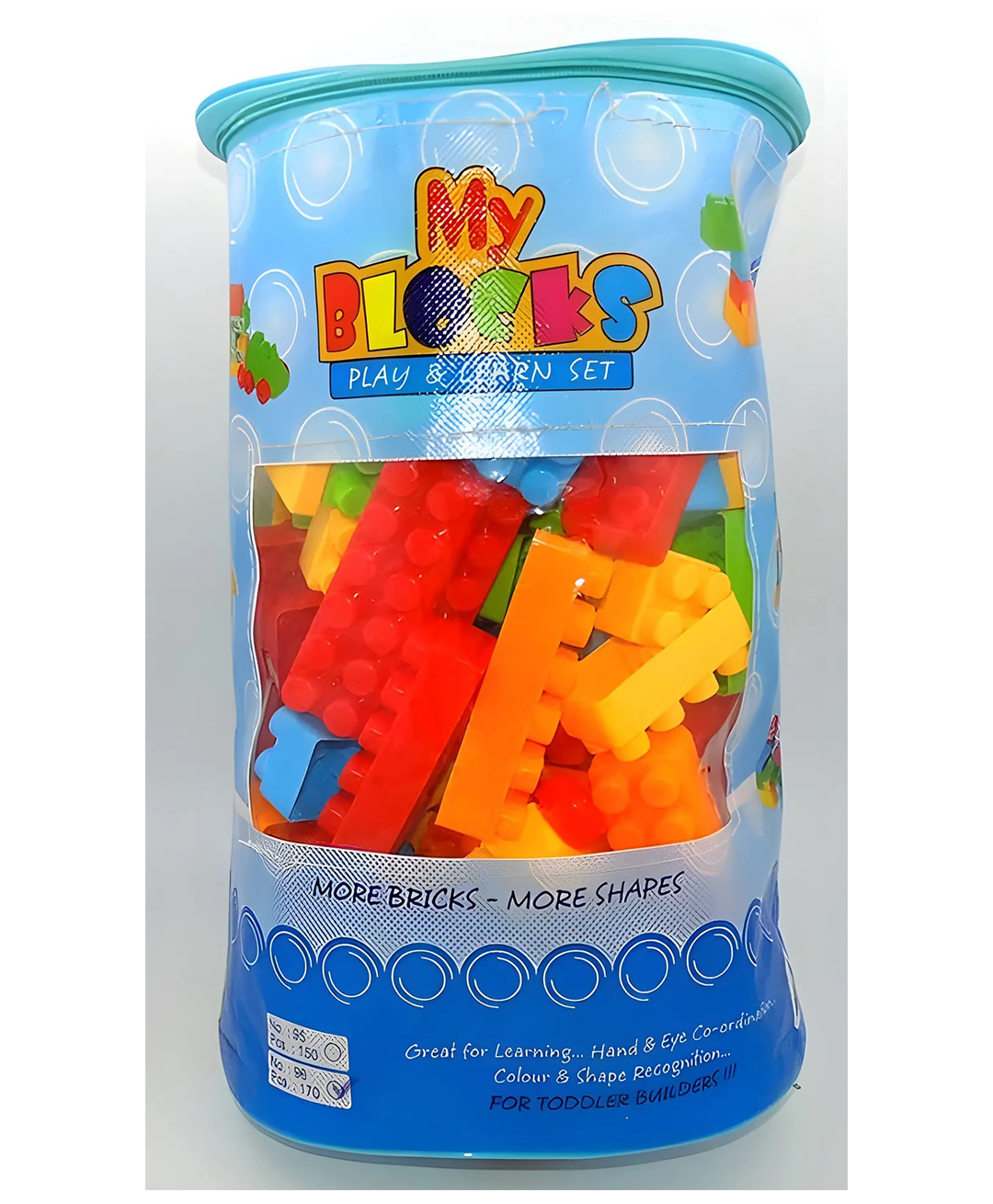 Azhari 170-Pieces Big Brics Building Blocks Set - Multicolor-image-10
