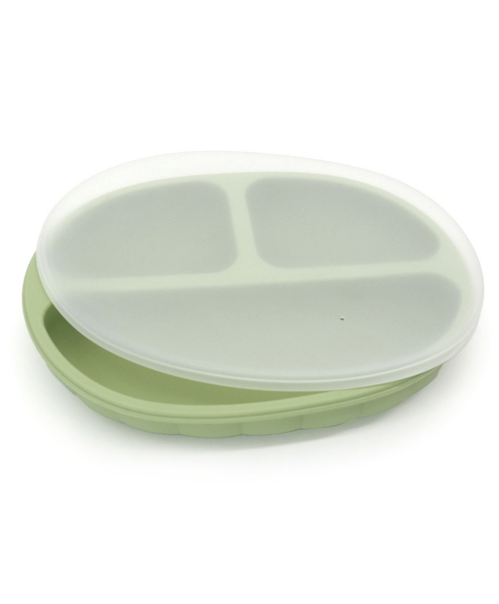 BabyStreet (Silicone Grid Plate) (FDA Approved, Non-Toxic, Easy to Clean) (213 x 163 x 34 mm) - 205 g Olive-picture-14