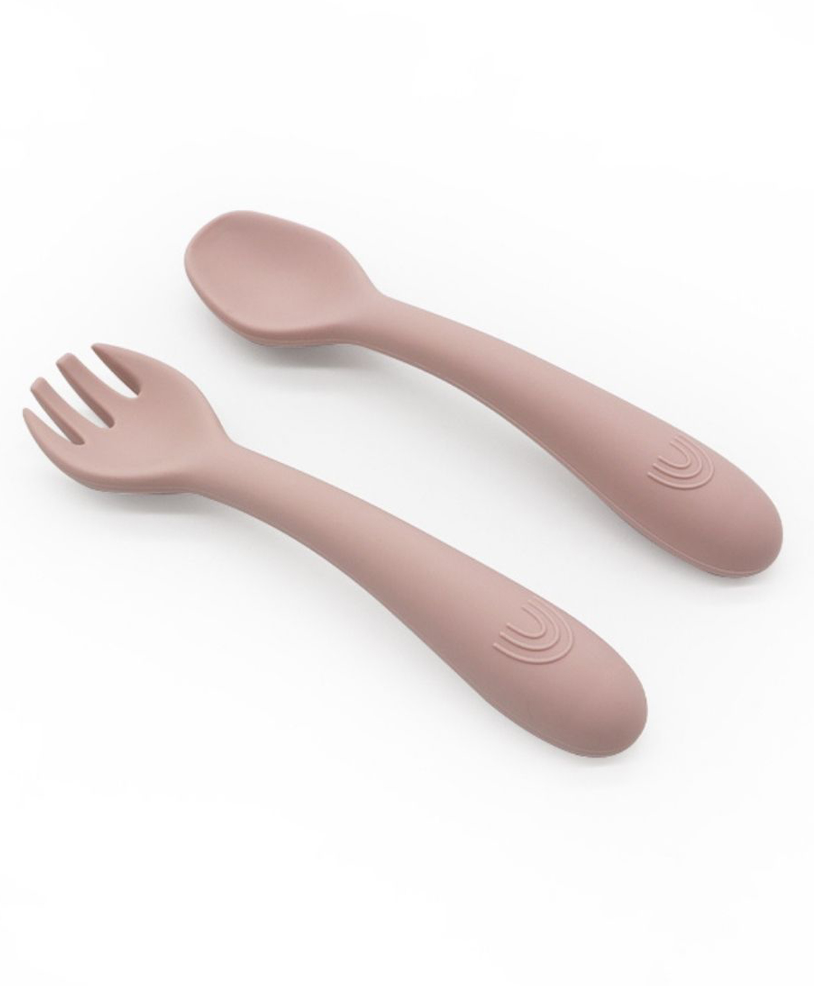 BabyStreet (Silicone Spoon & Fork) (FDA Approved, Non-Toxic, Self-Feeding) (130 mm x 30 mm) - 120 g Blush-image-39