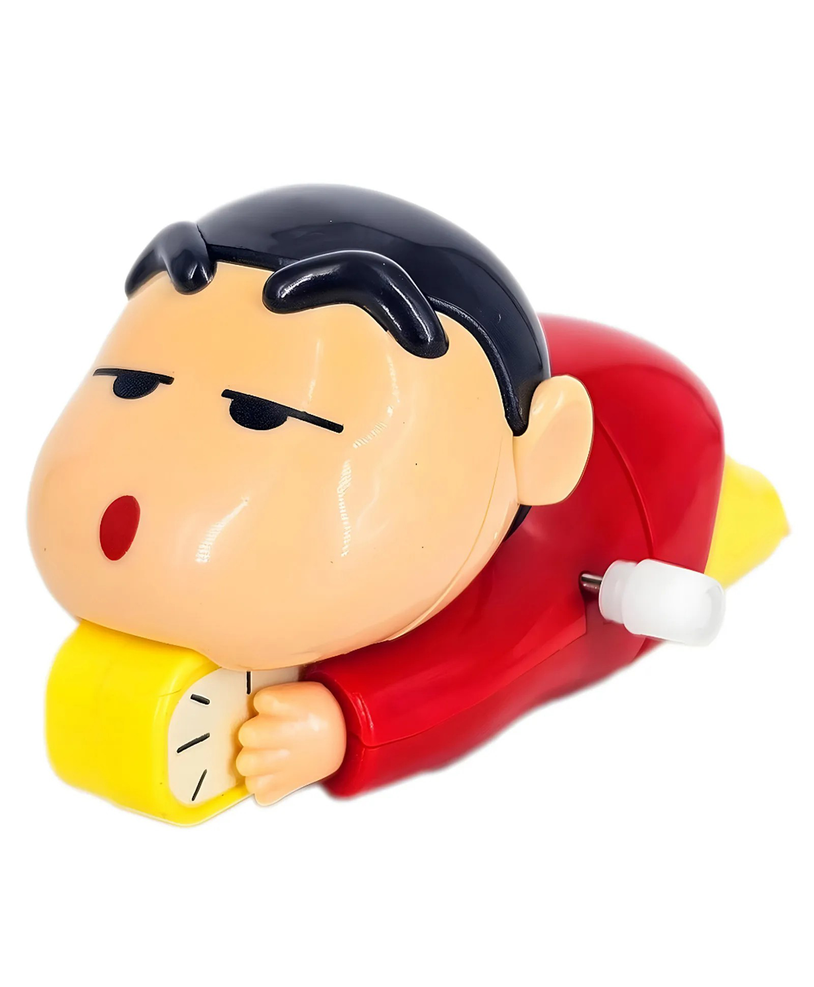 AKN TOYS Shin chan Manual Clockwork Toy Anime 5CM Character Styling Crawling Flat Push Children's Toy Moving Birthday Gift Figure- PACK OF 1- COLOR MAY VARY-picture-27