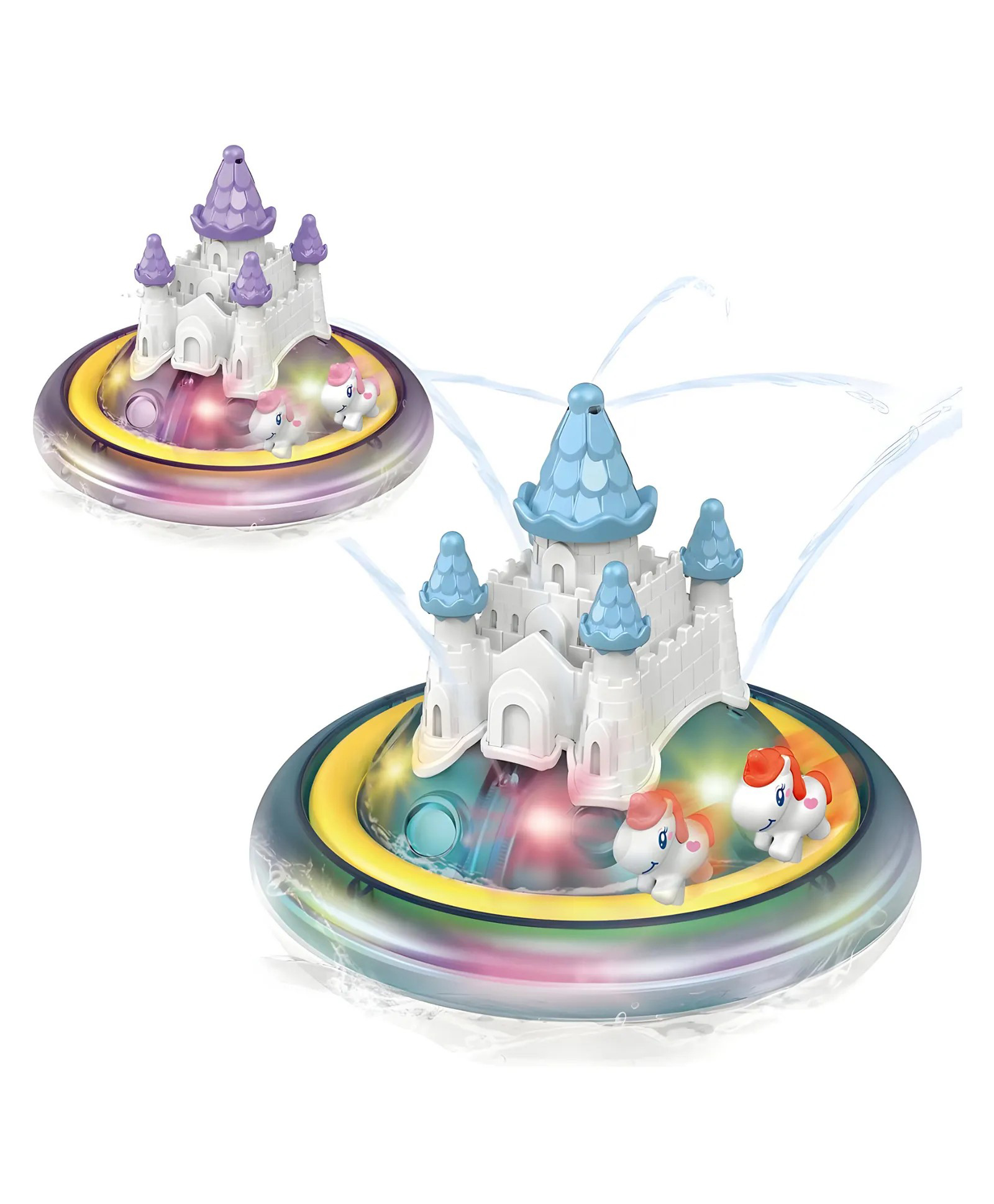 AKN TOYS Baby Bath Toys for Toddlers, Rotating Spray Water Toy, Light Up Baby Bath Toys, Automatic Induction Sprinkler Shower Toys with LED- PACK OF 1- COLOR MAY VARY-picture-44