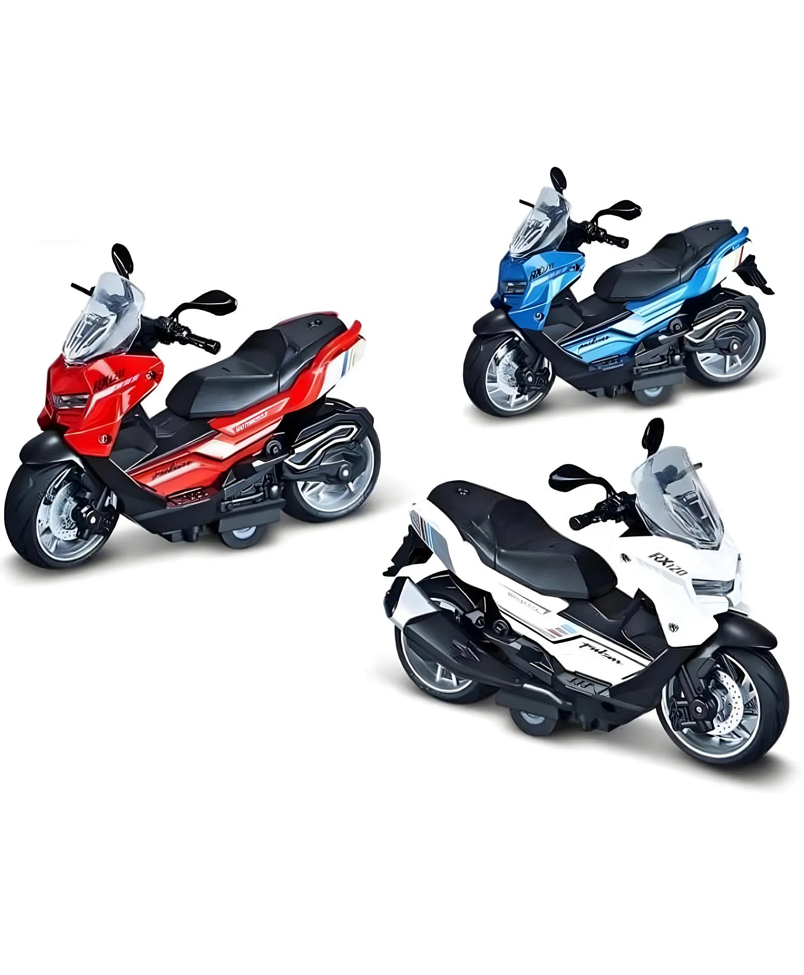 AKN TOYS Children Light & Sound Musical Small Moped Bike Musical Toy for Kids- PACK OF 1- COLOR MAY VARY-image-32