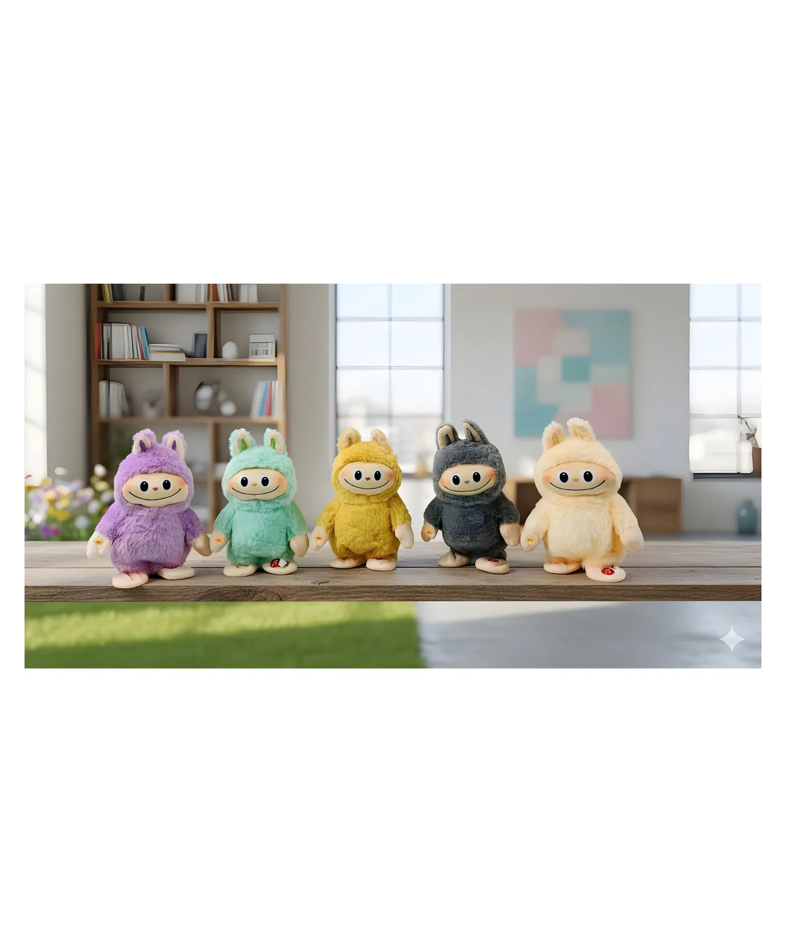 AKN TOYS labubu, Presented in Vibrant, Soft, and Cuddly Textures. Perfect for Children, Collectors, or As Charming Nursery Décor - Pack of 1- Color May Vary - Height 18 Cm-picture-13