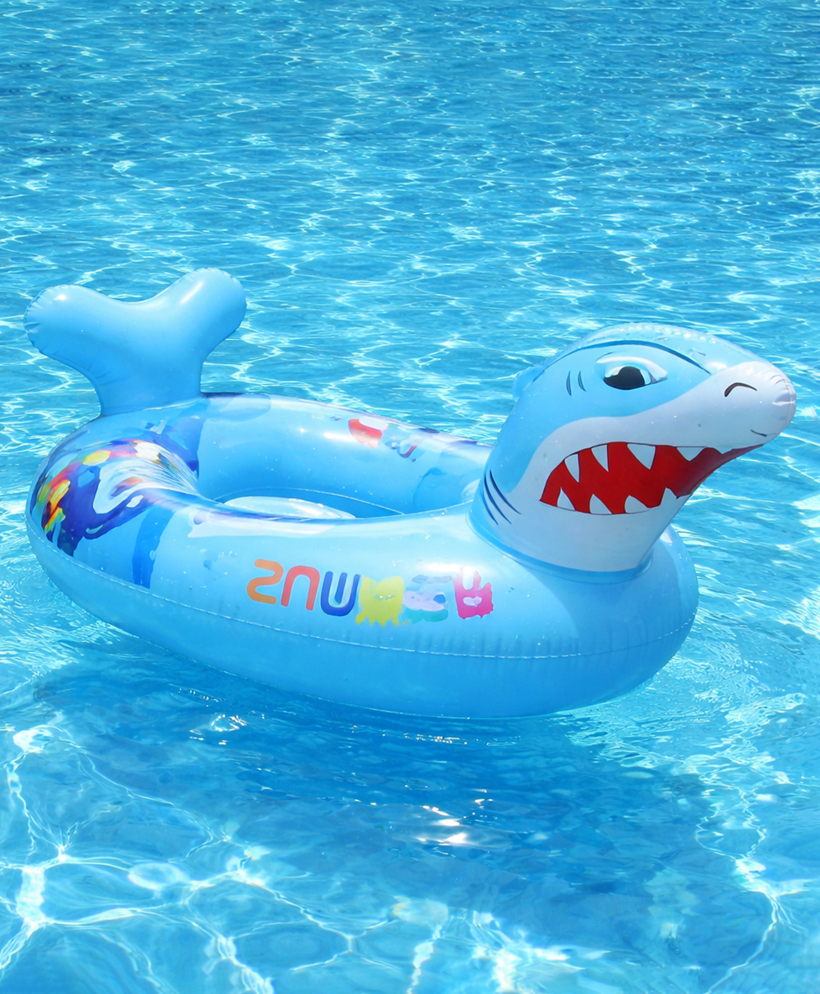 Sanjary Kids Inflatable Swim Ring Animal Float for Pool Beach, Cute Cartoon Toddler Swimming Safety Toy Fun color design may vary-image-27