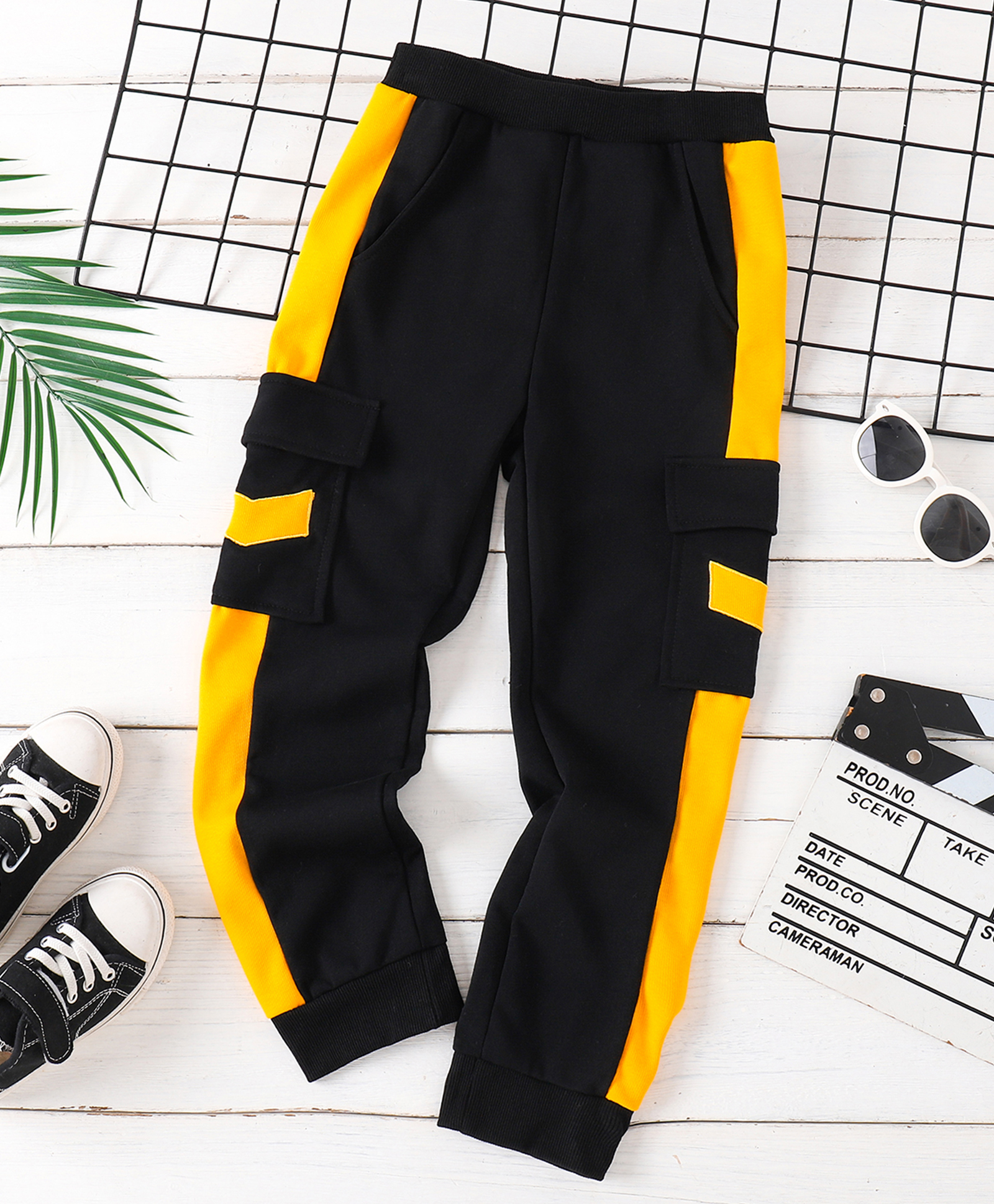 Mark & Mia Cotton Full Length Cut N Sew Trouser - Yellow-picture-22