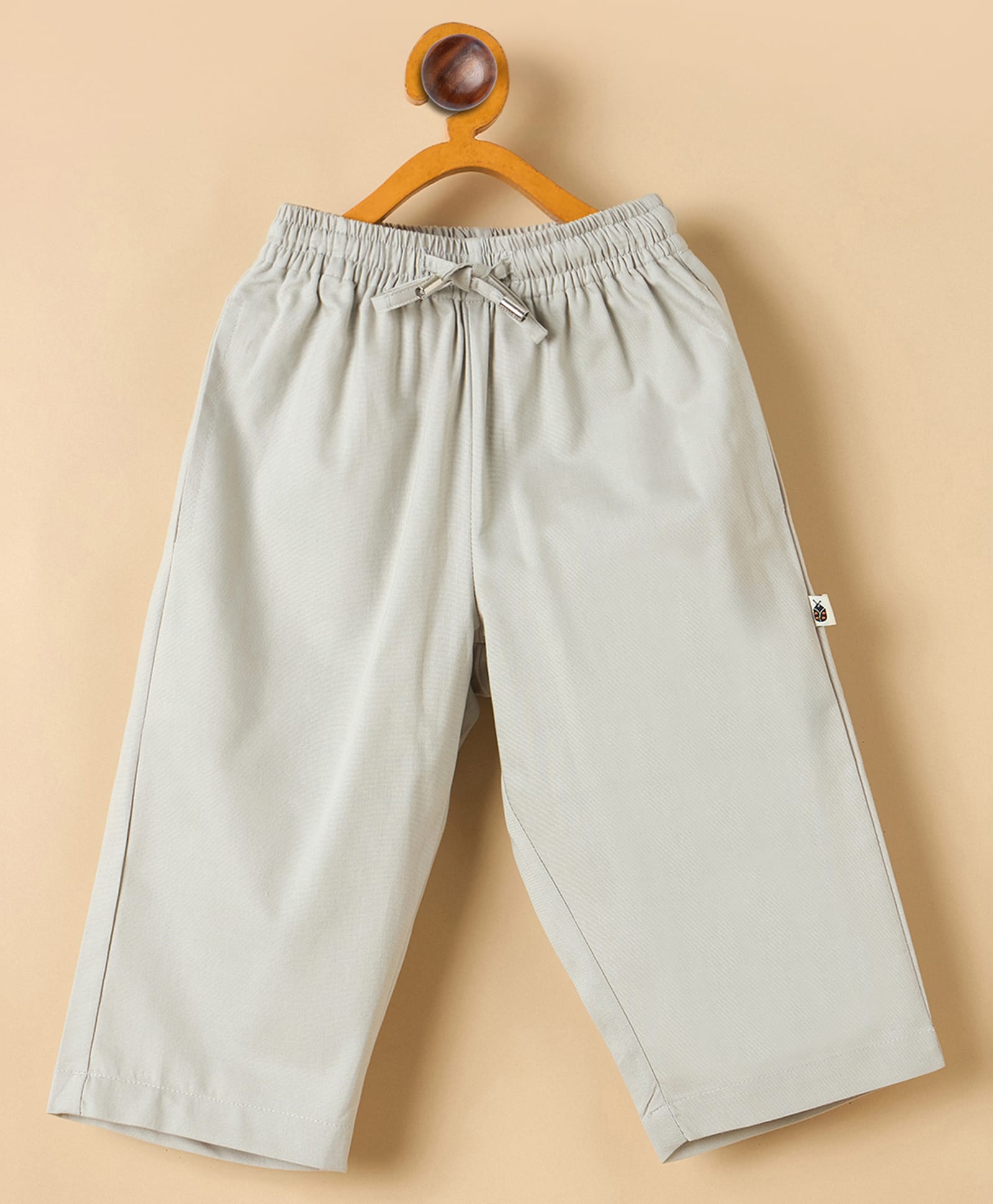 StyloBug Linen Woven Solid Pant - Grey-image-34