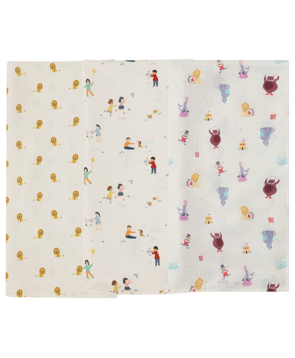DULAAR Organic Muslin Swaddle for Newborns-Set Of 3-image-22