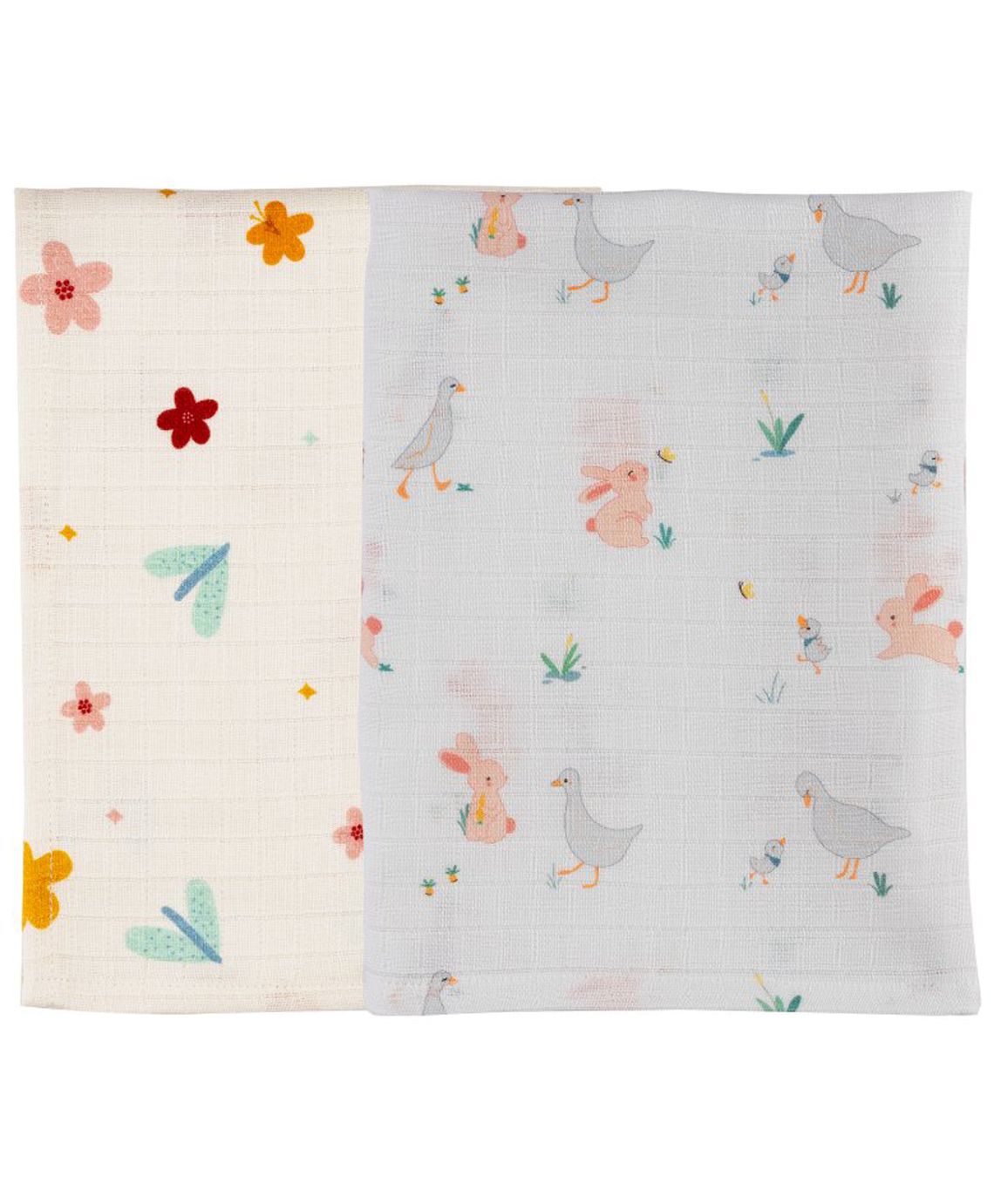 DULAAR Organic Muslin Burp Cloth-Pack of 2-image-16