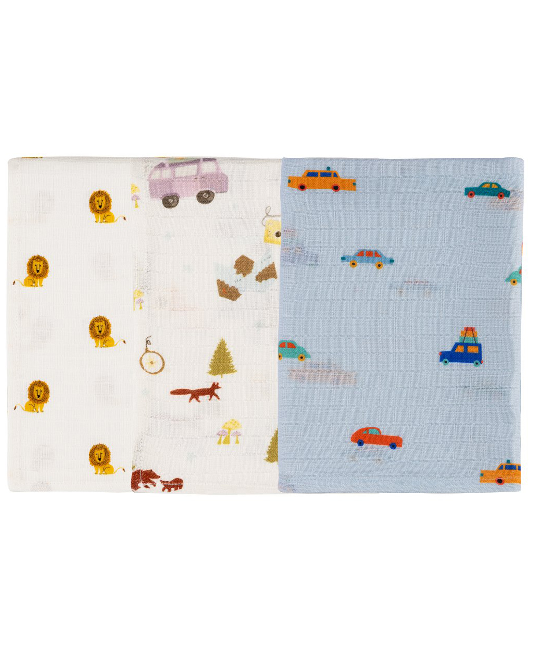 DULAAR Organic Muslin Burp Cloth-Pack of 3-image-15