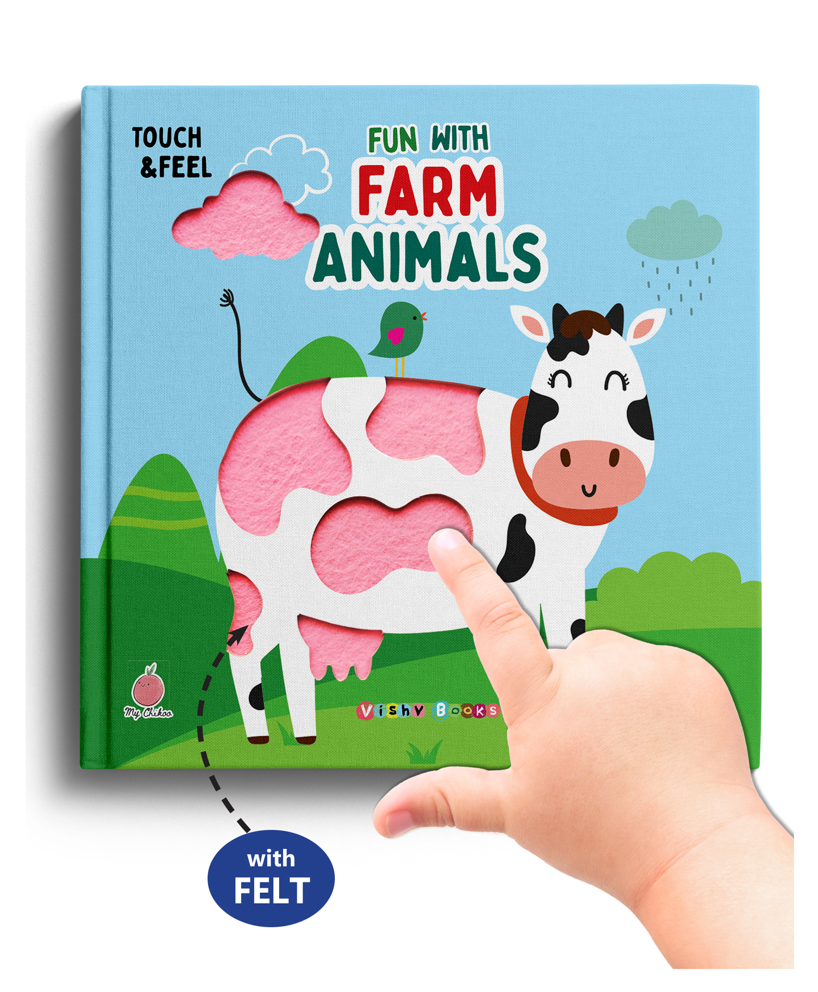 vishv books Touch & Feel Fun With Farm Animals- English-picture-12