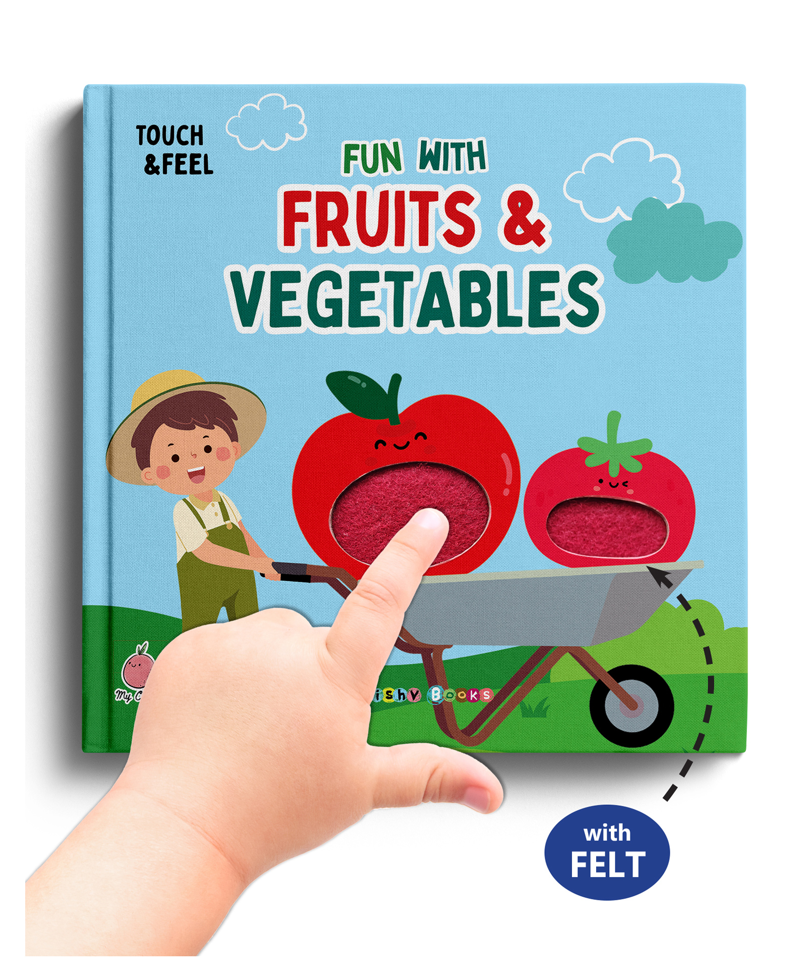 vishv books Touch & Feel Fun With Fruits & Vegetables - English-picture-13