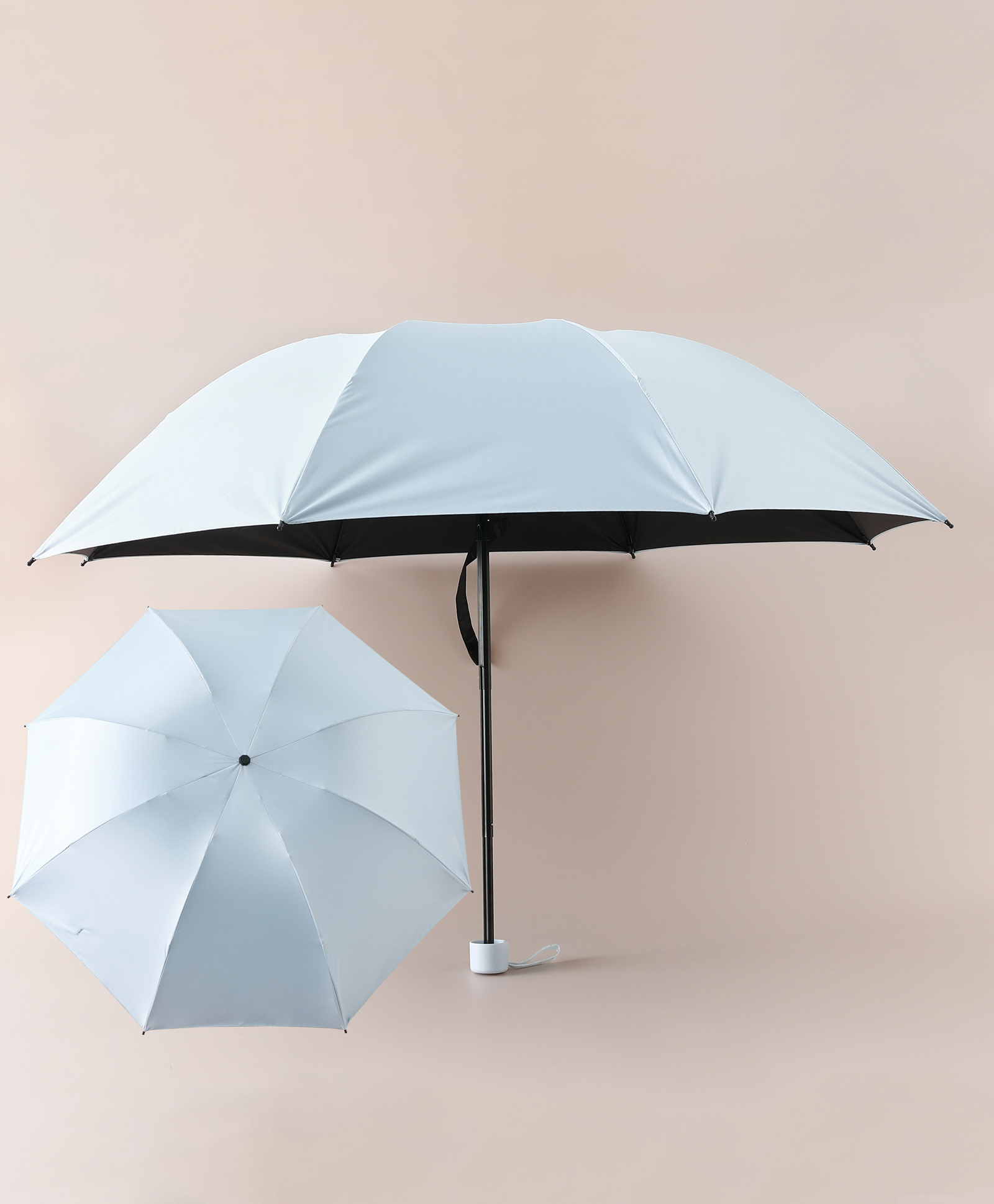 Pine Kids Free Size Umbrella Solid Colour - Sky Blue-picture-26