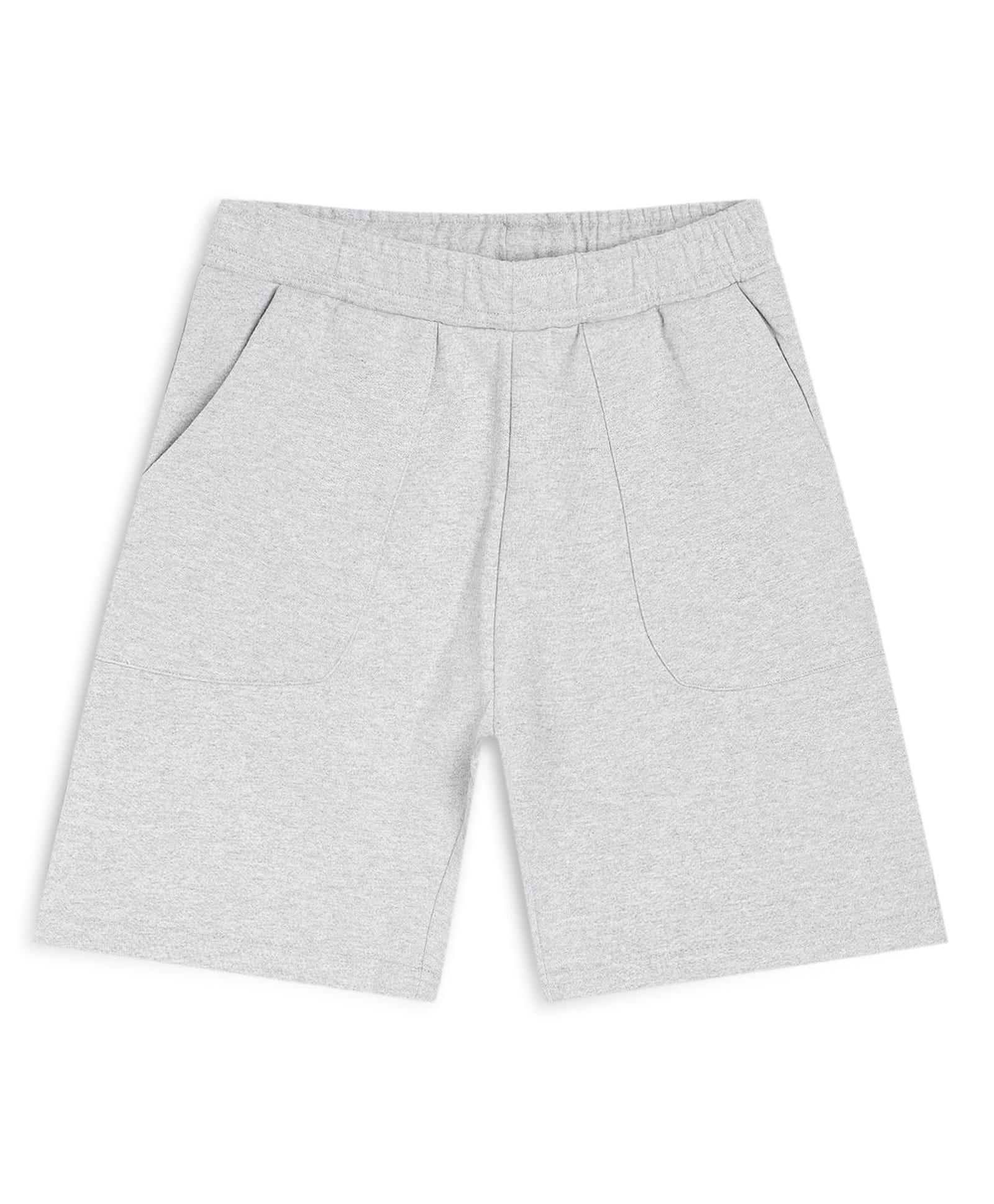 CHILINS 100% Cotton Knit Solid Shorts - Grey-picture-11