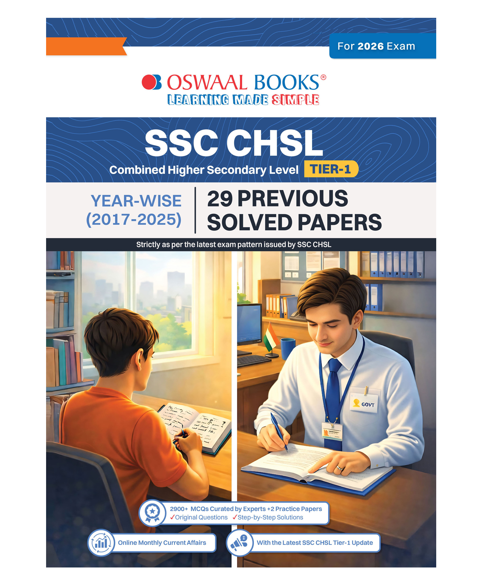 OSWAAL BOOKS SSC CHSL TIER-1 Combined Higher Secondary Level 29 Previous Solved Papers (2017-2025) For 2026 Exam-image-19