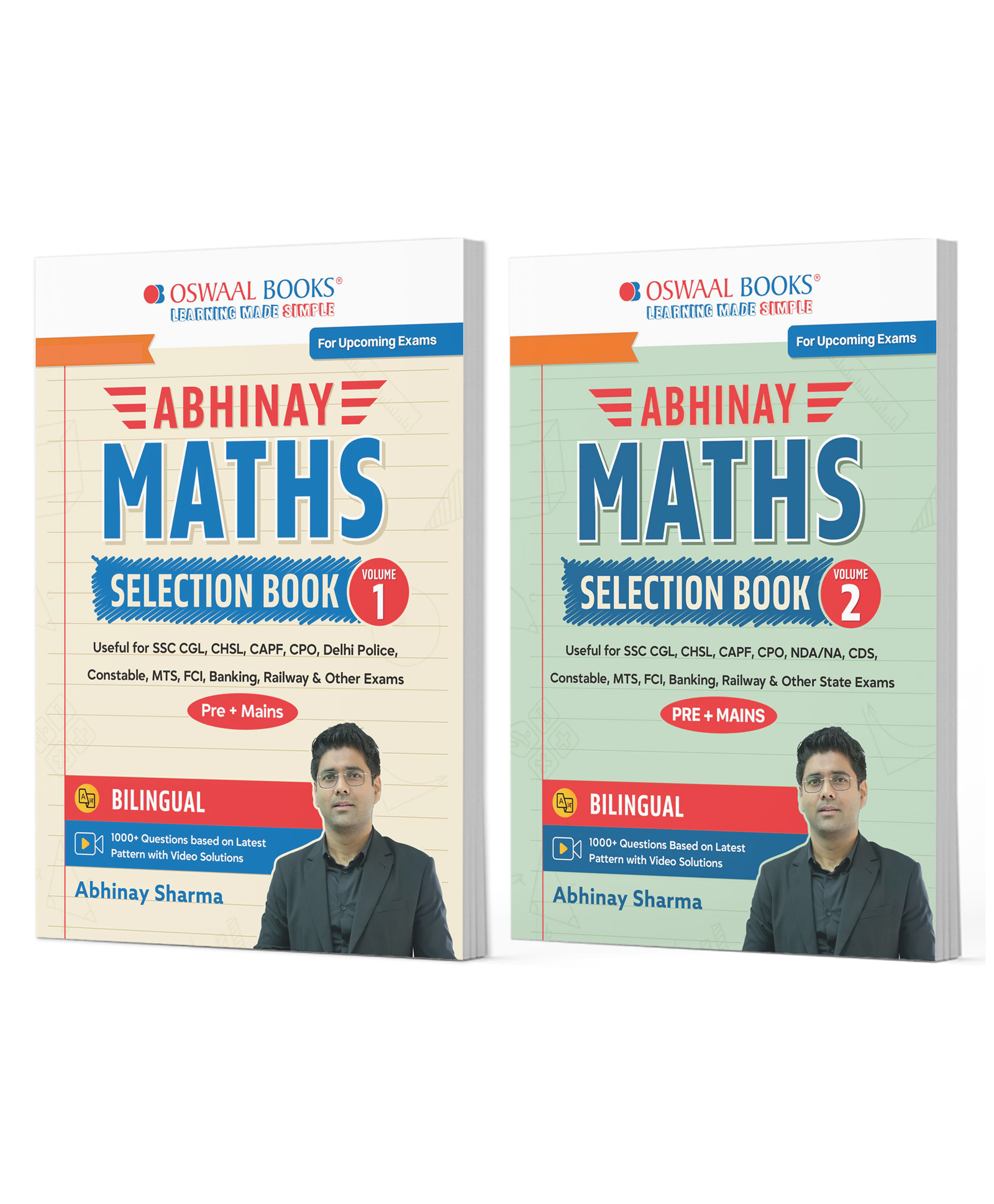 OSWAAL BOOKS Abhinay Maths Selection BookVol. 1 & Vol. 2 (Set of 2 Books) Bilingual Workbook for All Govt Exams| Coordinate Geometry, Algebra,Trigonometry, Height & Distance For Latest Exam-picture-17