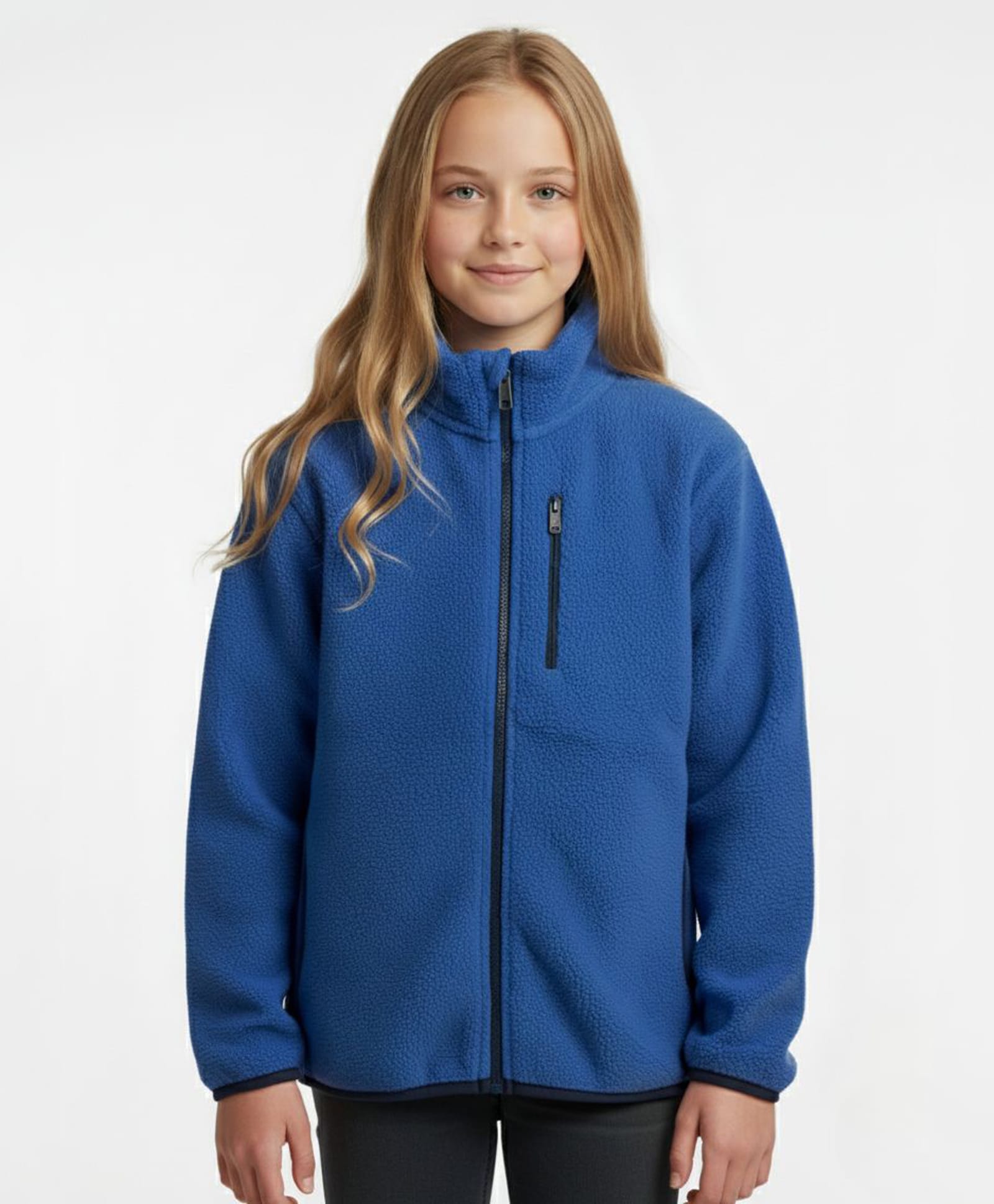 ALAN JONES Knit Full Sleeves Solid Light Winter Jacket - Blue-picture-32