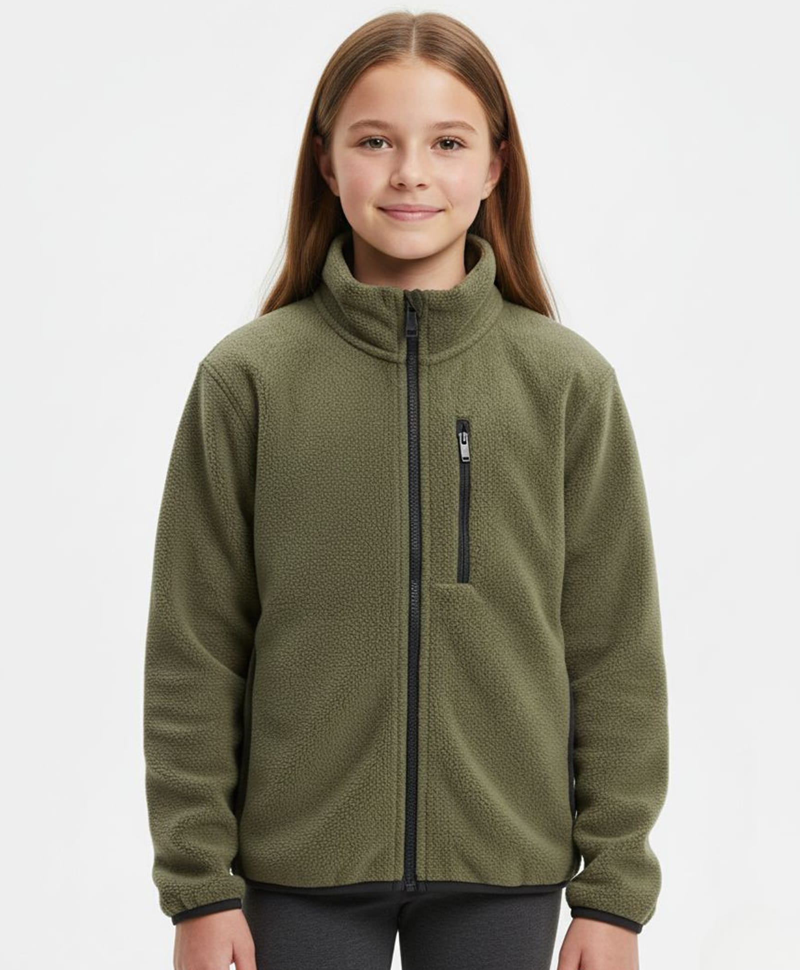 ALAN JONES Knit Full Sleeves Solid Light Winter Jacket - Olive Green-picture-33