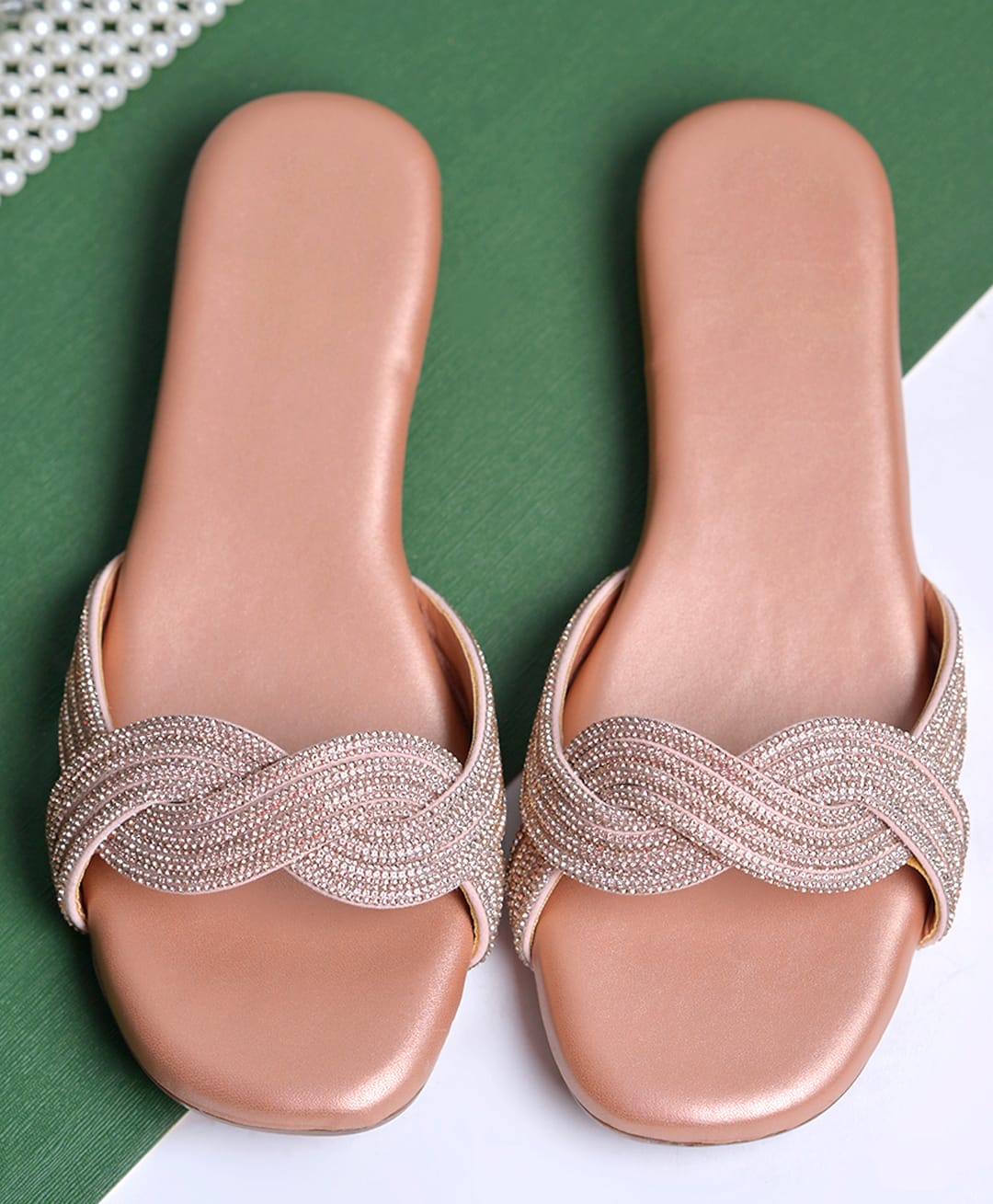 NZS Beads Embellished Sandals - Pink-picture-28