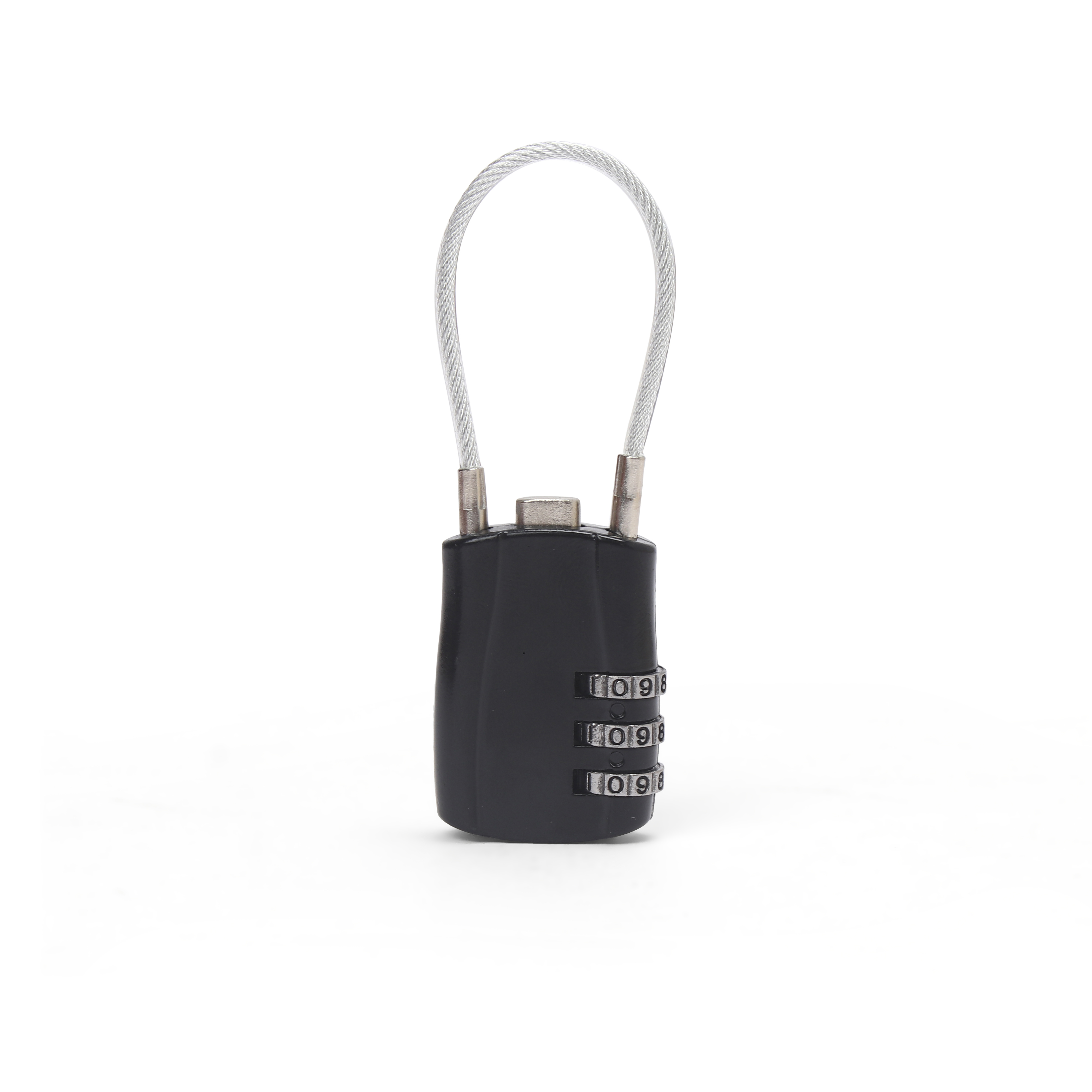 Babyhug Travel Luggage Tag with 3-Digit Combination Lock - Black| Free Size| Secure Metal Shackle| Lightweight Travel Lock| Durable Combination Lock for Bags & Suitcases| Compact & Easy to Use-image-9