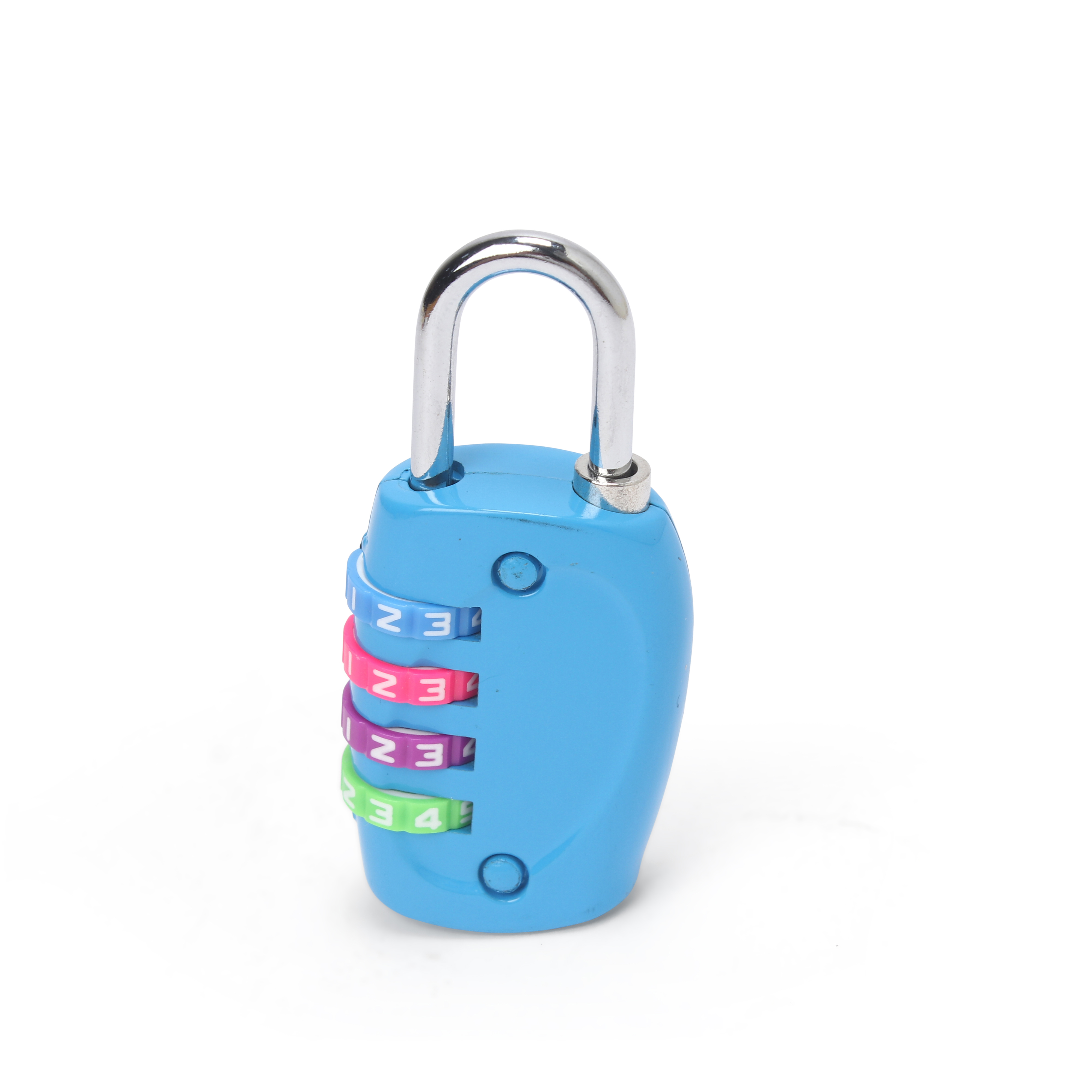Babyhug Travel Luggage Tag with 4-Digit Combination Lock - Blue| Secure Metal Shackle| Lightweight Travel Lock| Durable Combination Lock for Bags & Suitcases| Compact & Easy to Use-picture-11