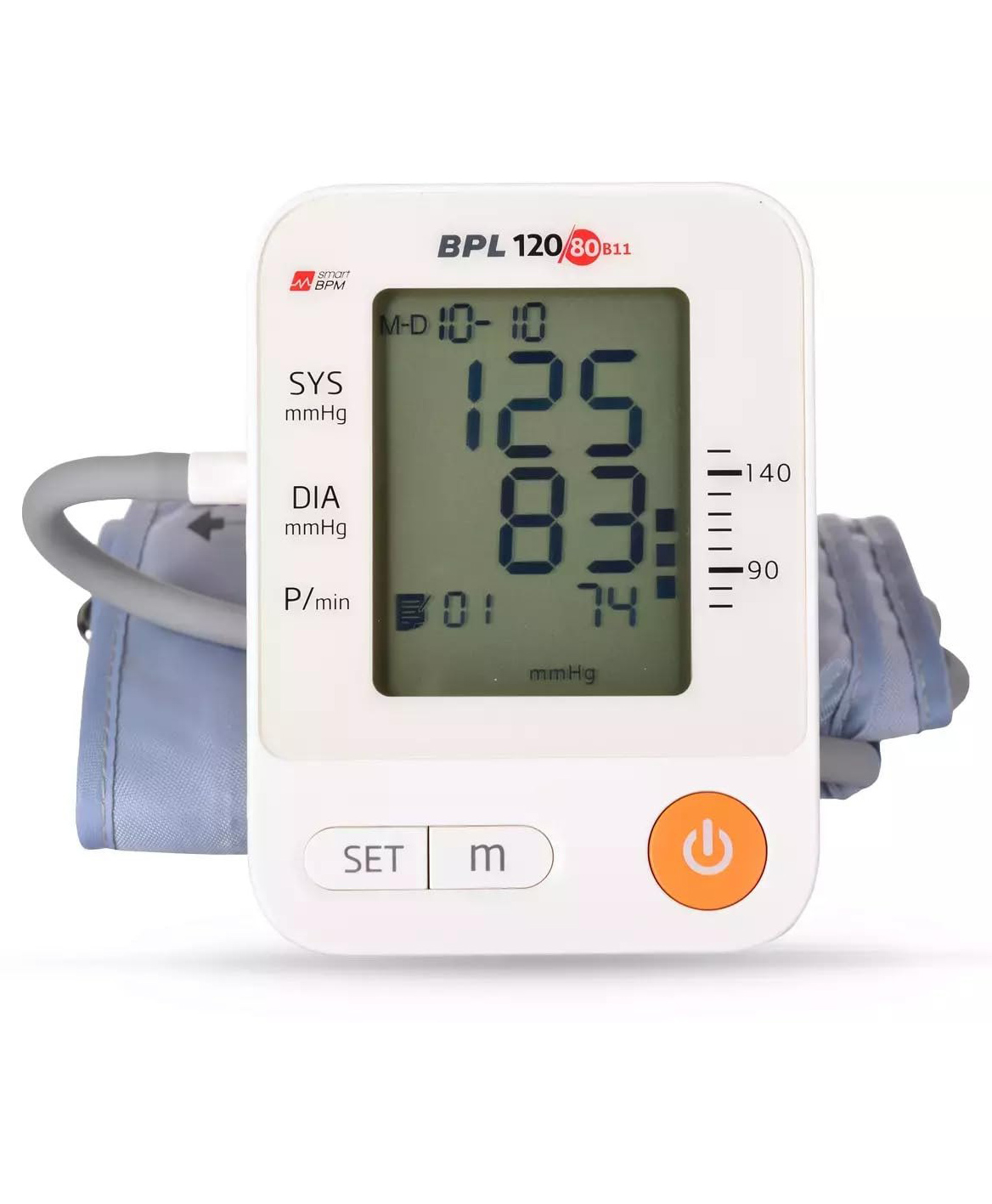 BPL Medical Technologies Automatic Blood Pressure Monitor BPL 120/80 B11 - (White)-image-30