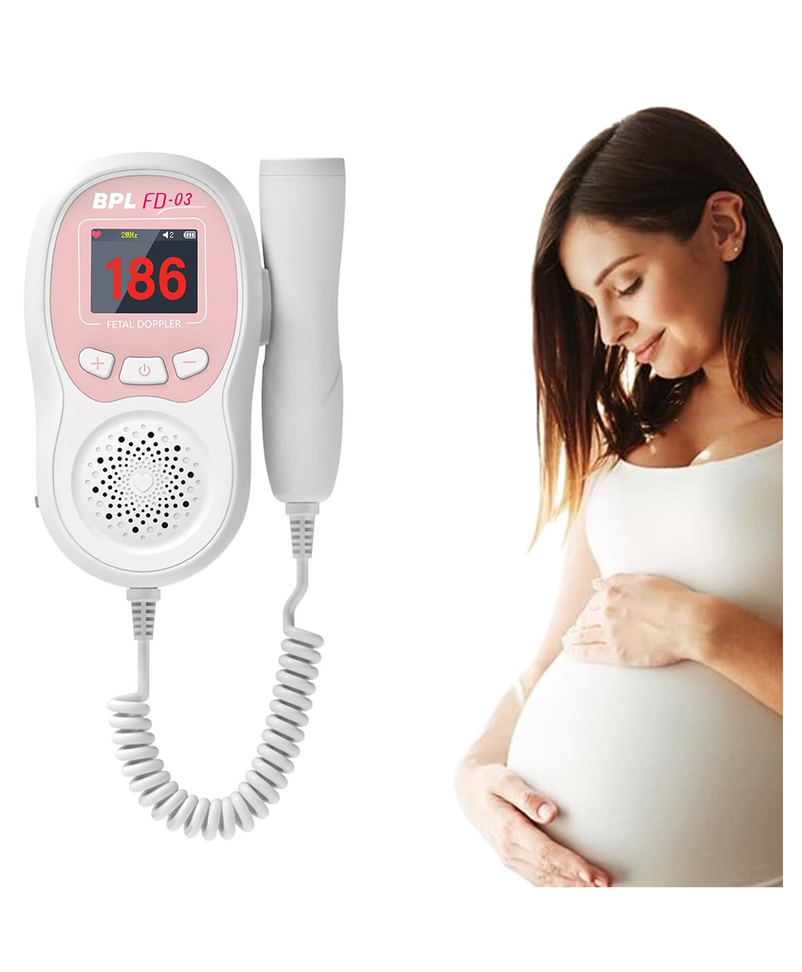 BPL Medical Technologies FD-03 Fetal Doppler - White-image-35