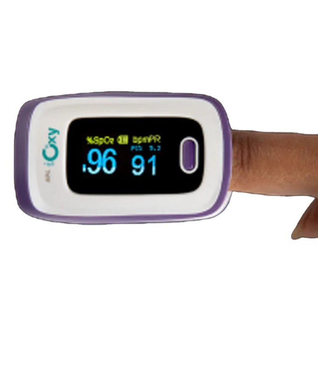BPL Medical Technologies IOXY Bluetooth Finger Tip Pulse Oximeter CE CERTIFIED Blood Oxygen Saturation Monitor|High Accuracy|SPO2|Perfusion Index|OLED Display-image-2