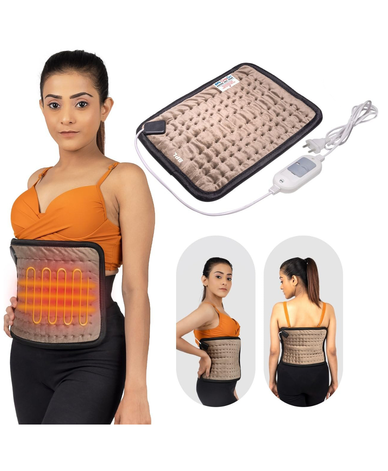 BPL Medical Technologies Ortho Care Heating Belt for Back Pain Relief - L-image-33