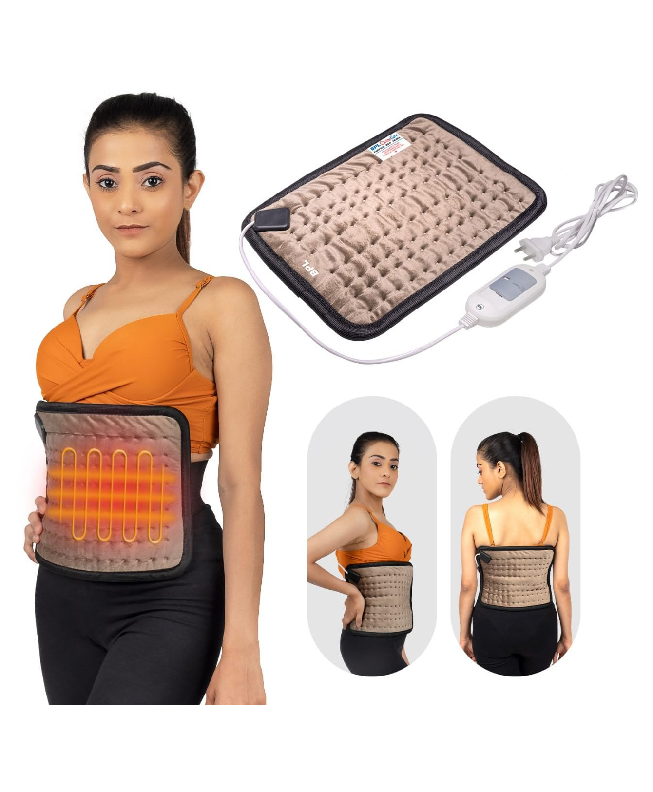 BPL Medical Technologies Ortho Care Heating Belt for Back Pain Relief - XL-image-34