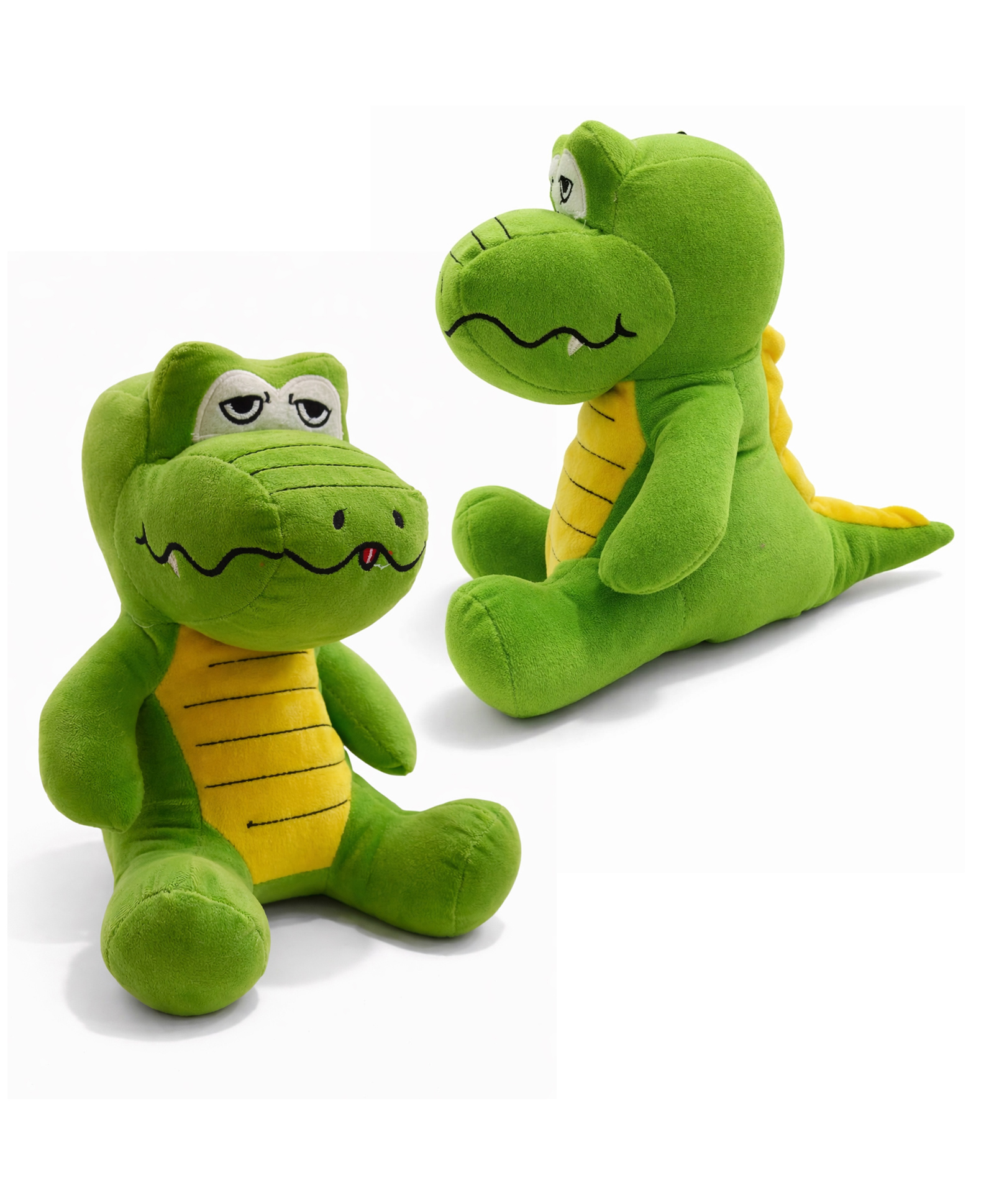 kidology Green Crocodile Plush Soft Toy for Kids | Soft & Huggable Stuffed Animal Height 27 cm-picture-13