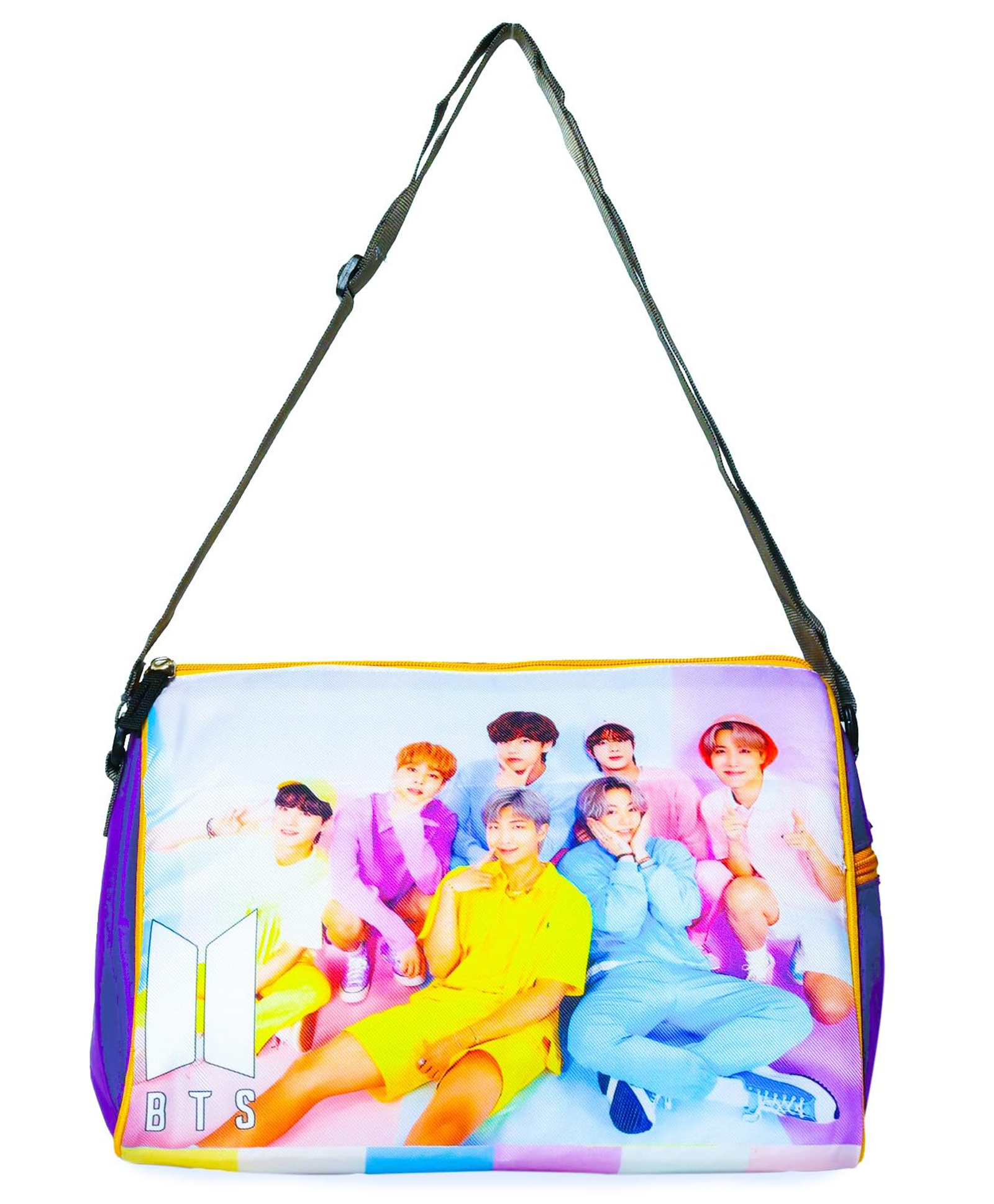 Echo Boomers Kpop Printed Waterproof Gym Bag, Fitness Duffel Bag, Travel Bag Fitness Backpack,Ideal for Swimming, Gym, Travel, Picnic, Sports, with Adjustable Shoulder Strap-picture-13