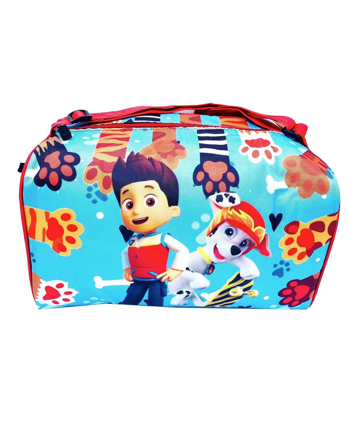 Echo Boomers Red Doggy Printed Duffle Bag, Multipurpose bag, Adjustable shoulder strap Bag for travel, yoga, gym, Lightweight & Durable, for Men, Women & Kids-image-3