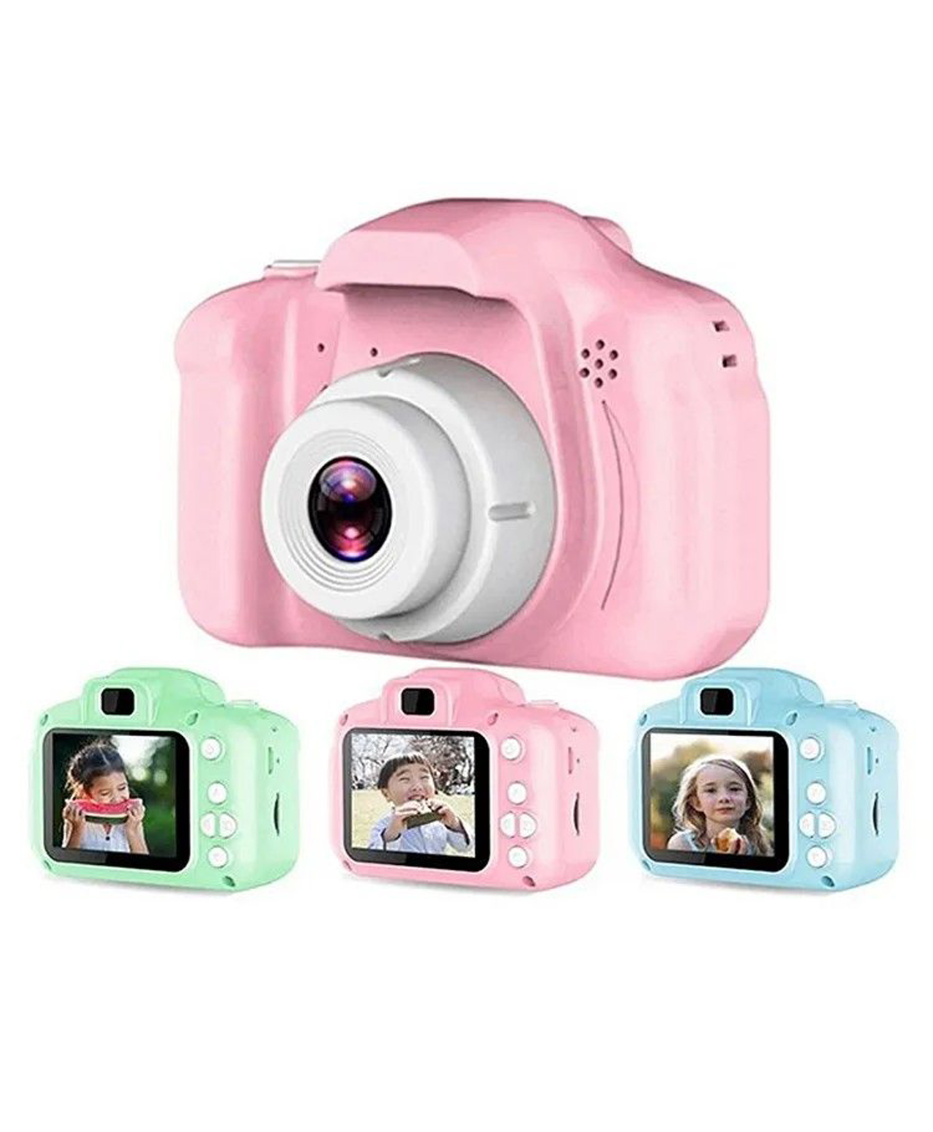 ADKD Kids Digital Camera with LCD Screen, Rechargeable & Shockproof Toy Camera for Children 3+ Years (Pink)-image-21